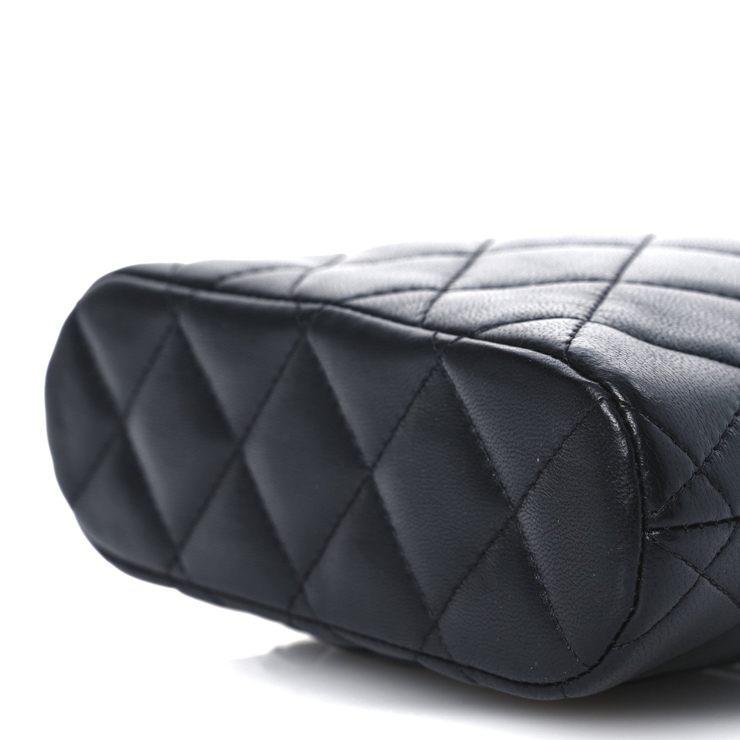 Chanel Lambskin Quilted Classic Clutch With Chain Black 10 of 10