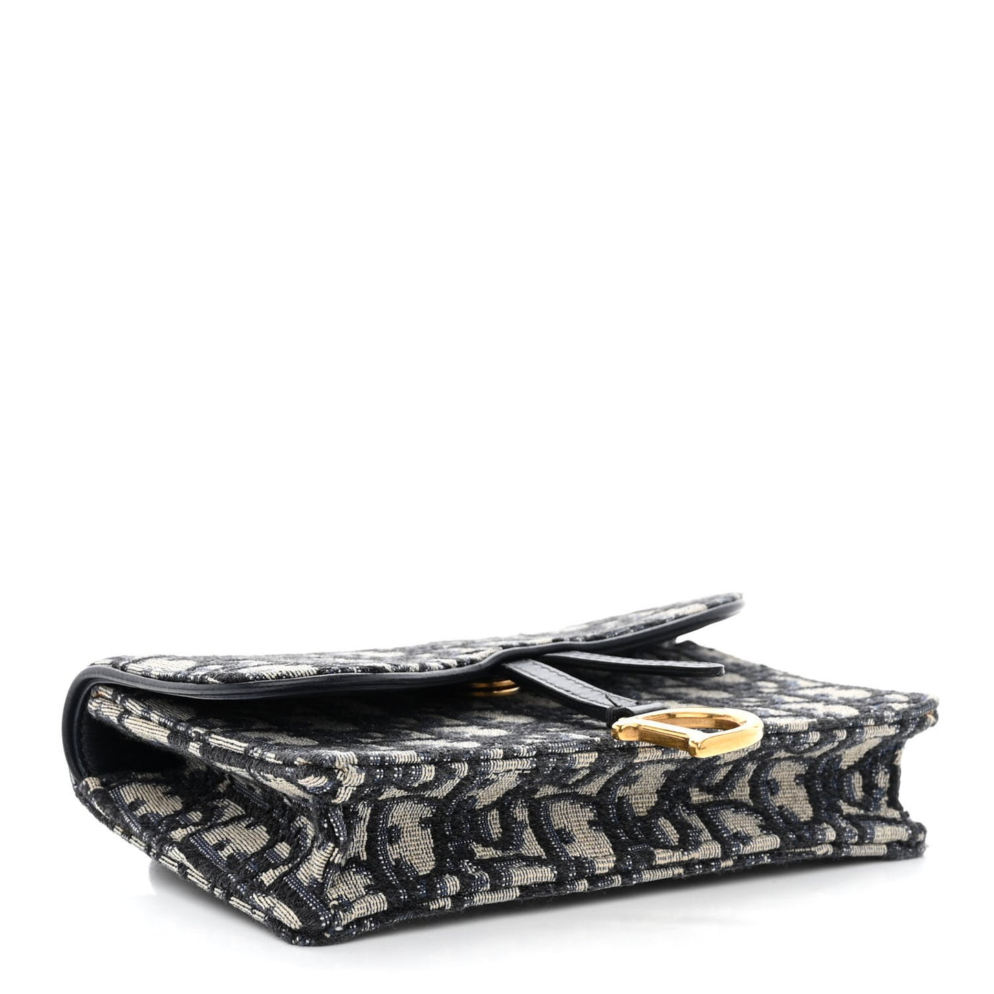 Oblique Saddle Belt Bag Blue