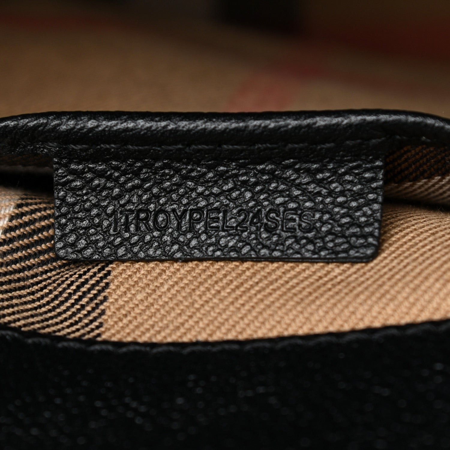 Burberry Soft Grain Calfskin Medium Buckle Tote Black 7 of 10