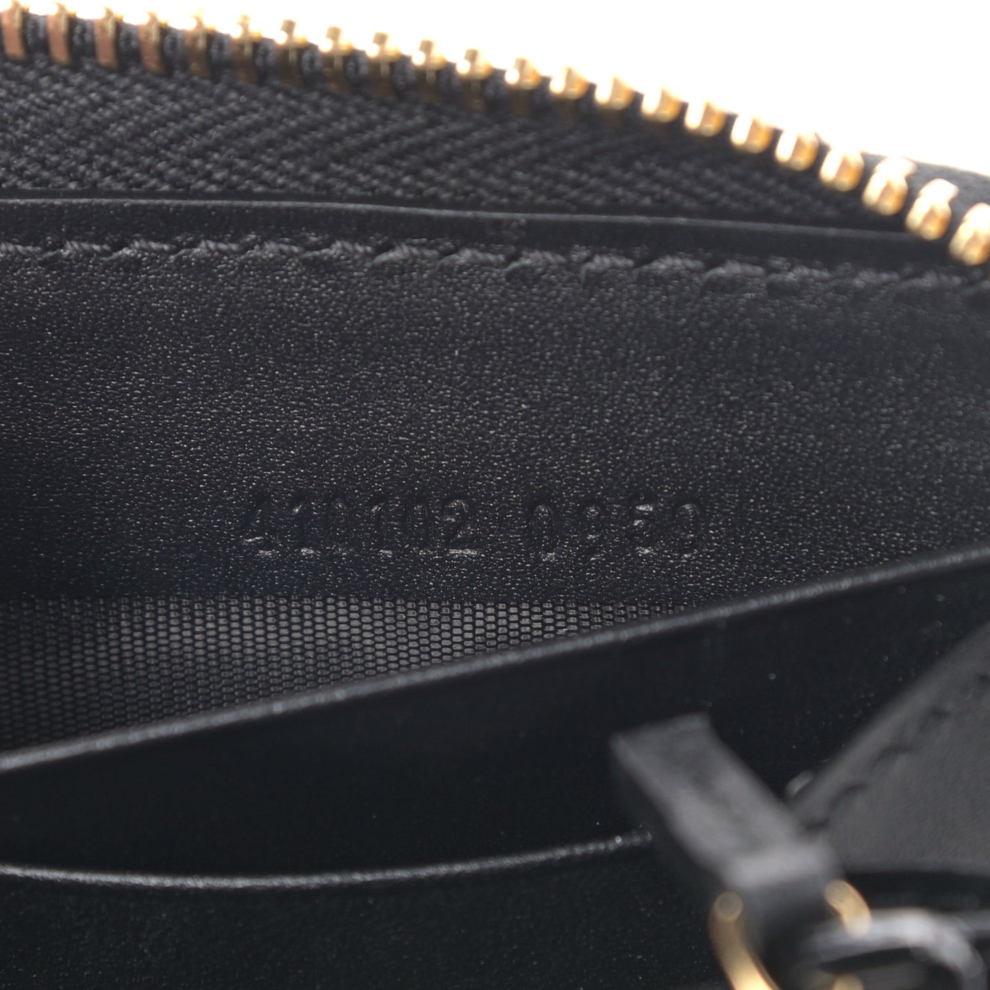 GG Supreme Monogram Cuoio Toscano Zip Around Wallet Beige Ebony Cuir