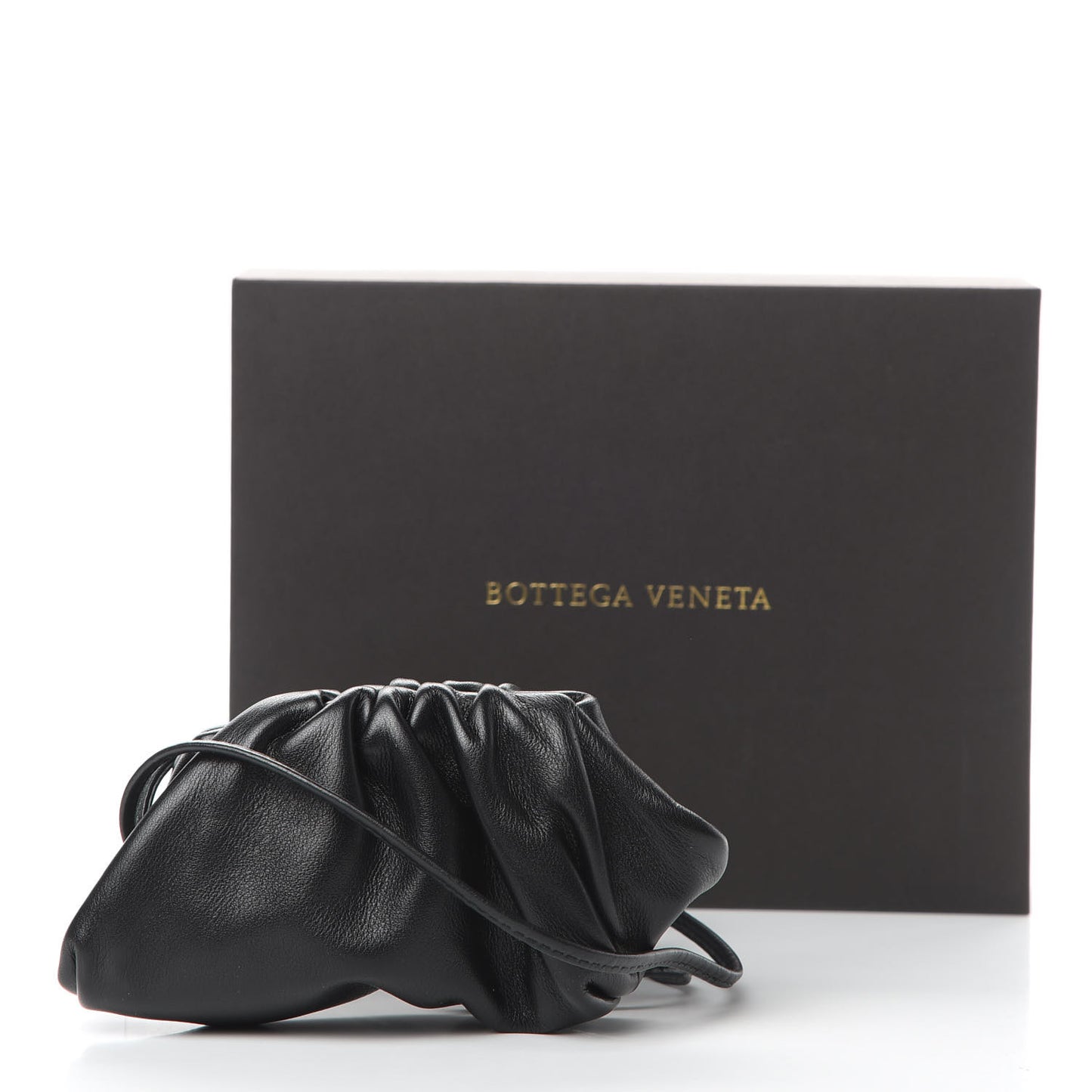 Butter Calfskin Coin Purse Black