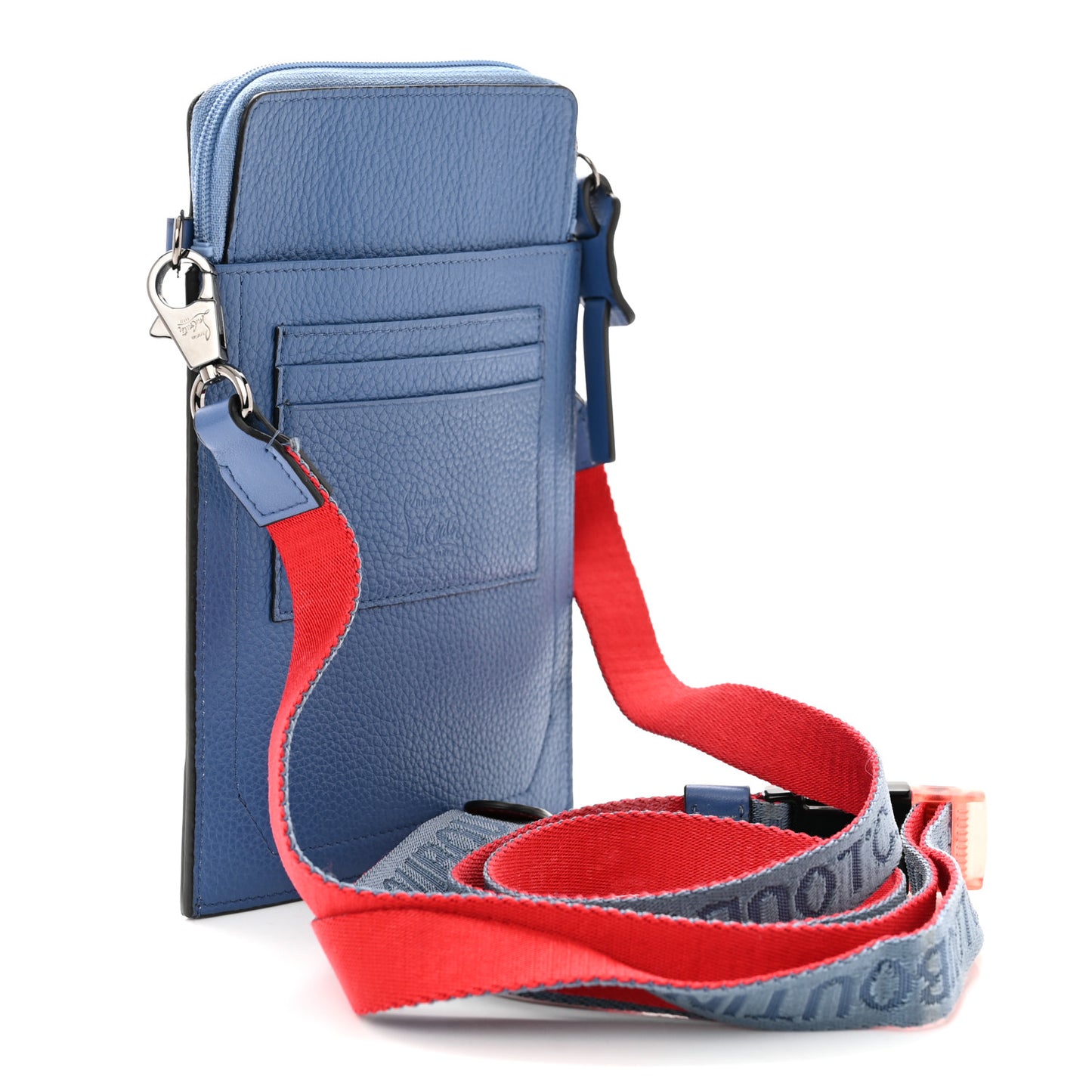 Empire Calfskin Spikes Loubilab Clutch Jeans