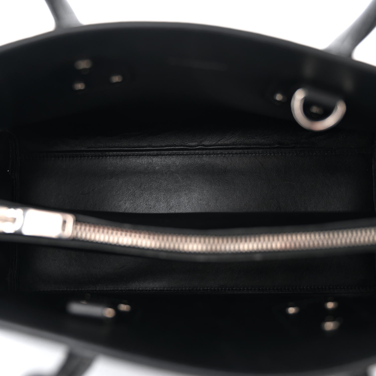 Saint Laurent Grained Calfskin Small Sac De Jour Black 5 of 10