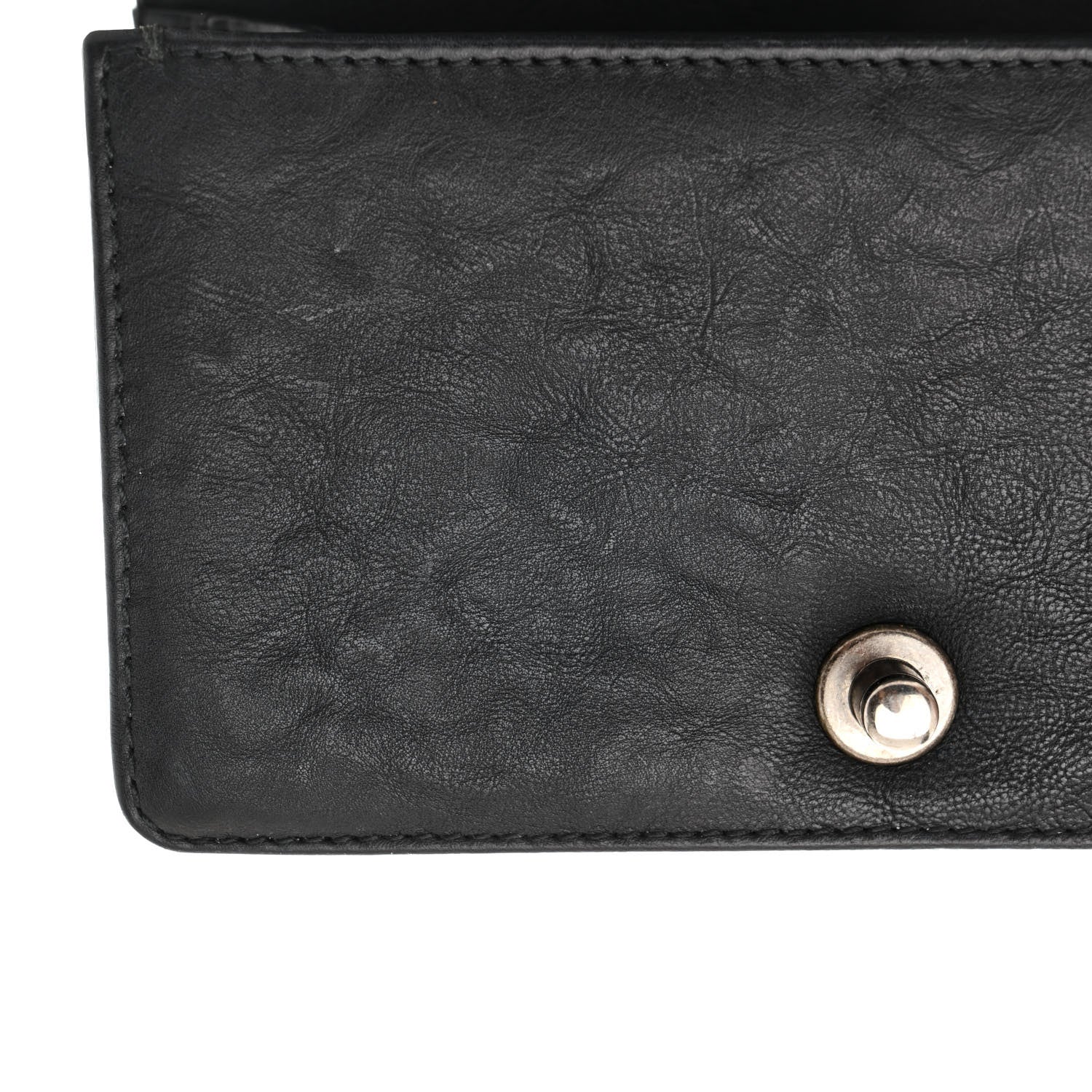 Chanel Calfskin Quilted Embellished Metal Small Boy Flap Black 13 of 15