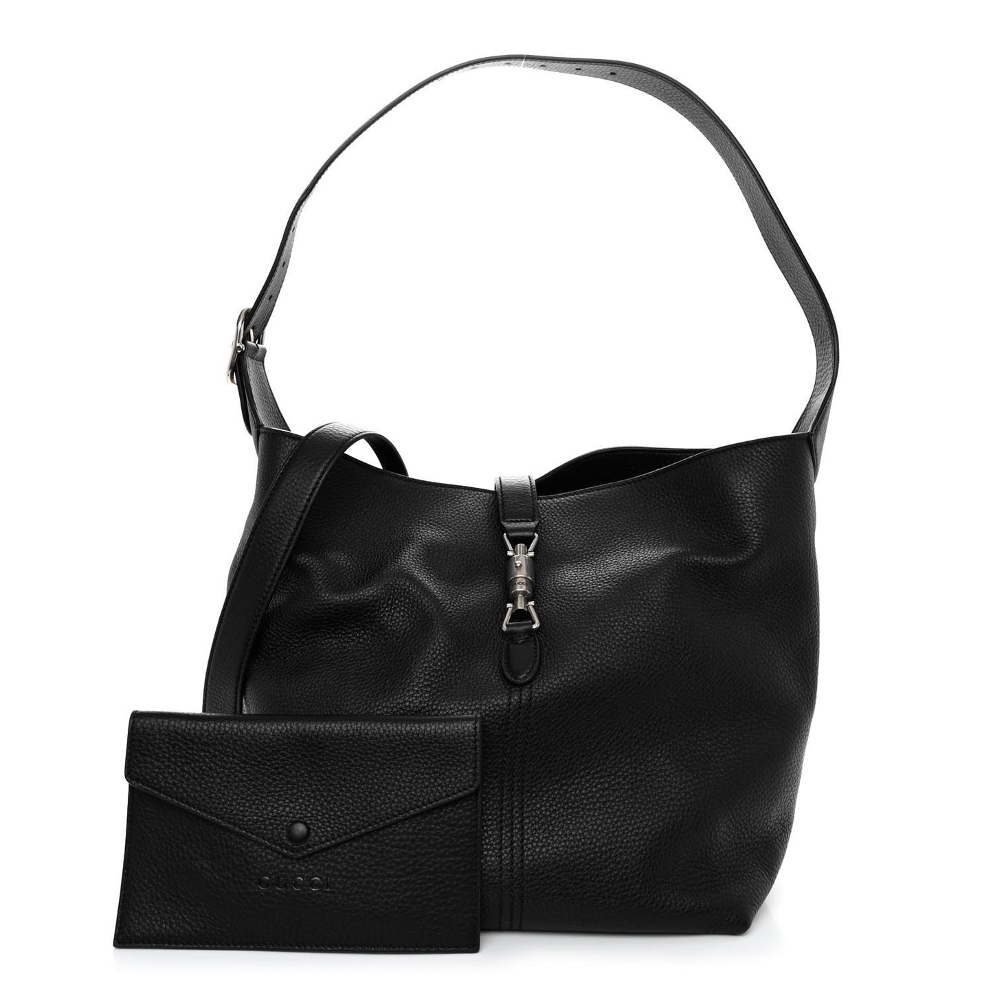 Soft Grained Calfskin Small Jackie 1961 Shoulder Bag Black