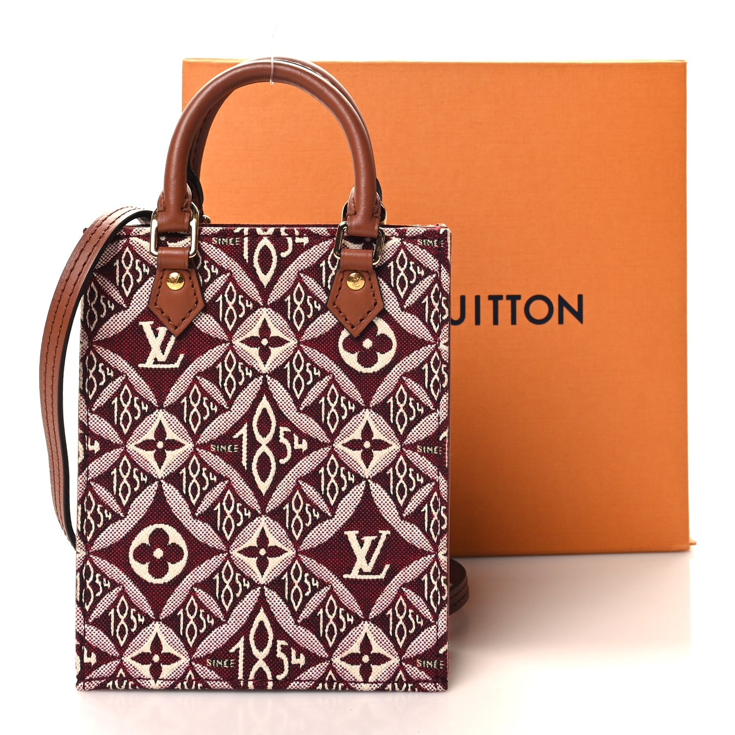 Jacquard Since 1854 Petit Sac Plat Bordeaux