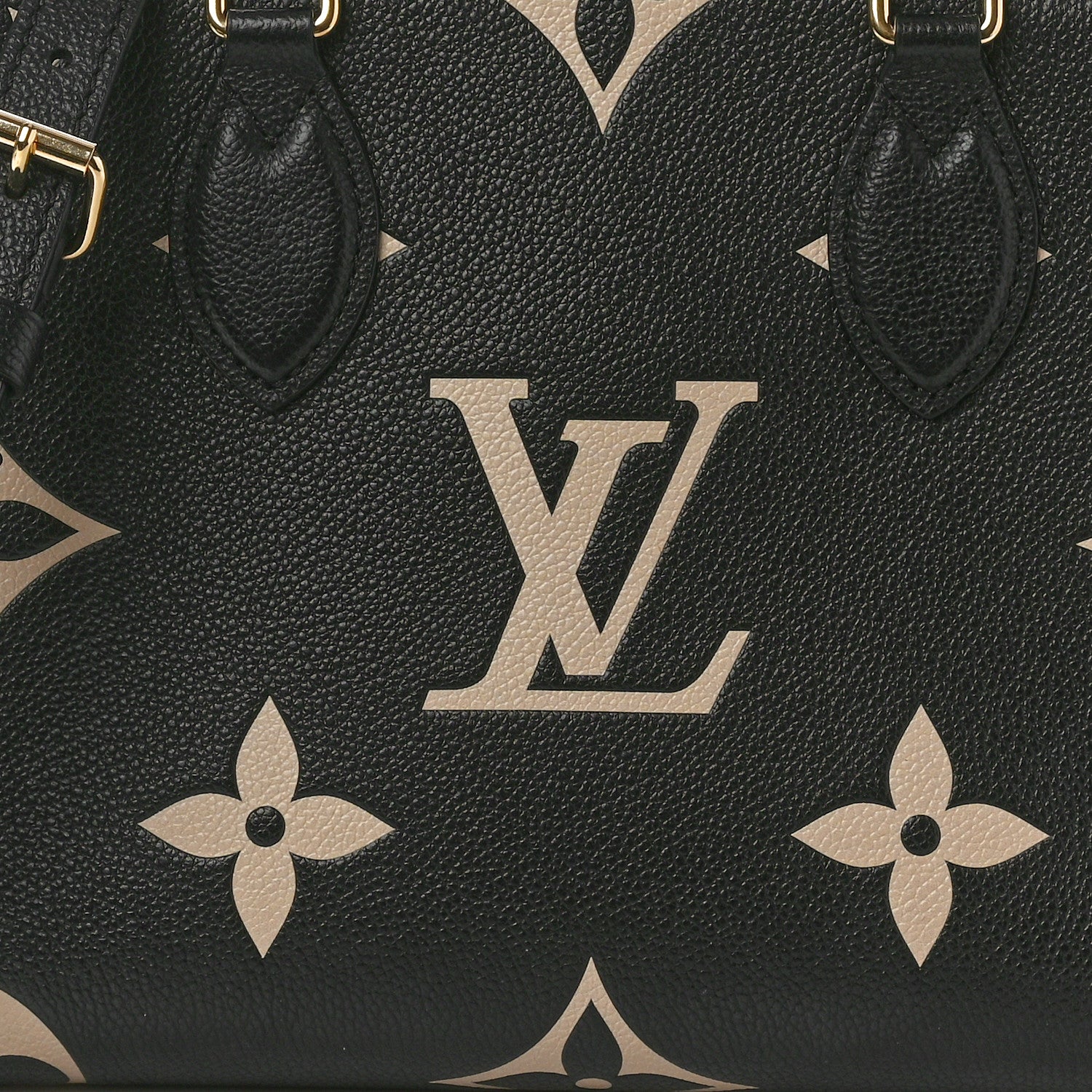Louis Vuitton Empreinte Monogram Giant Onthego PM Black Beige 7 of 10
