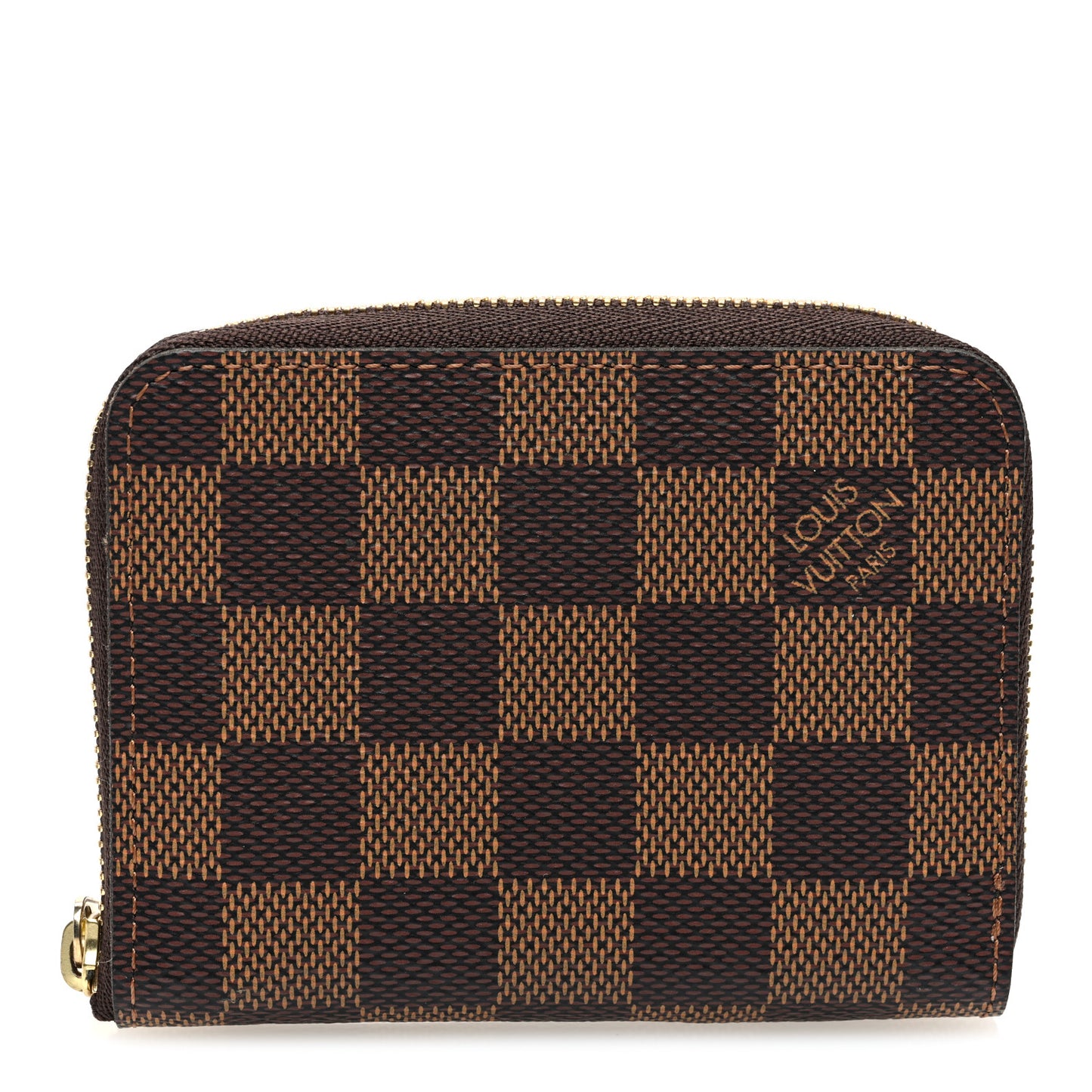 Damier Ebene Zippy Coin Purse Rose Ballerine