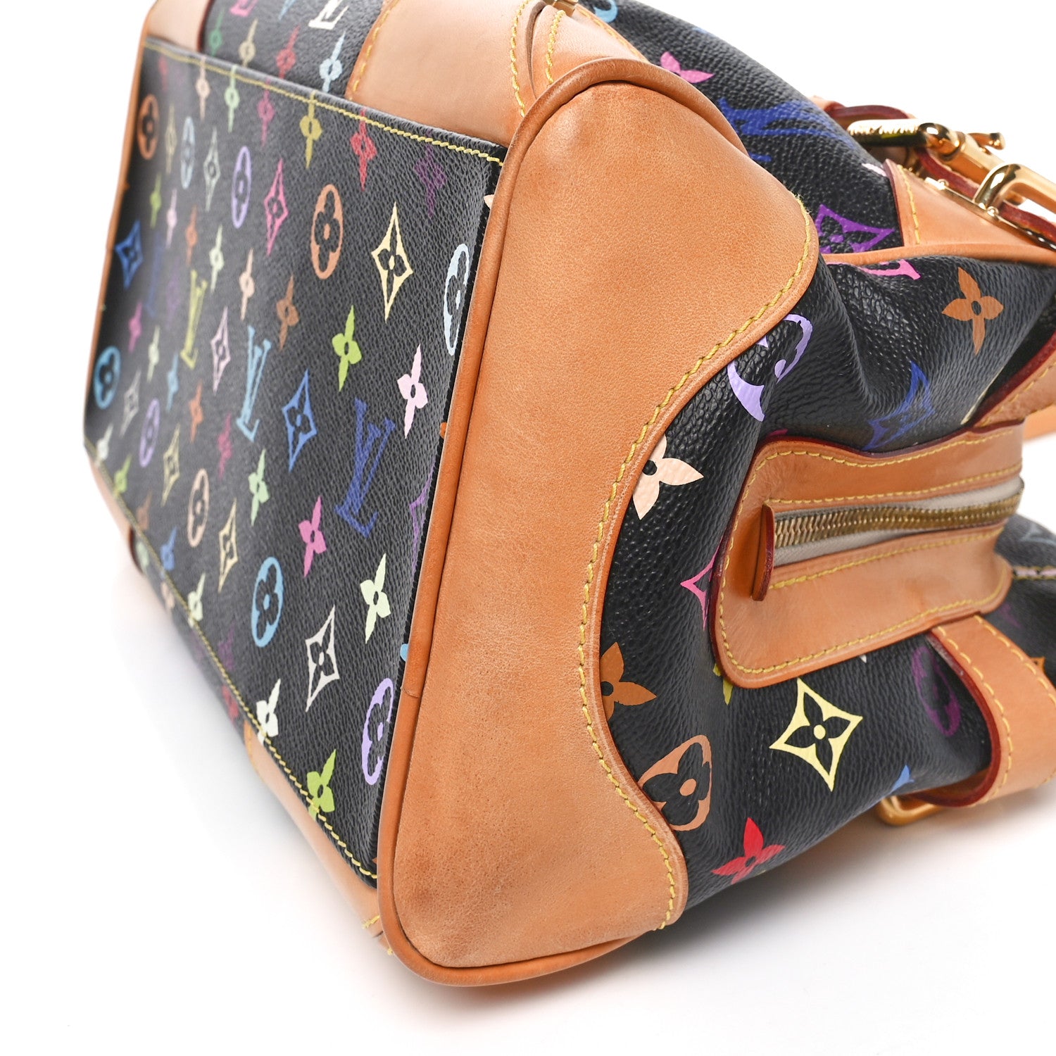 Louis Vuitton Monogram Multicolor Claudia Black 9 of 9