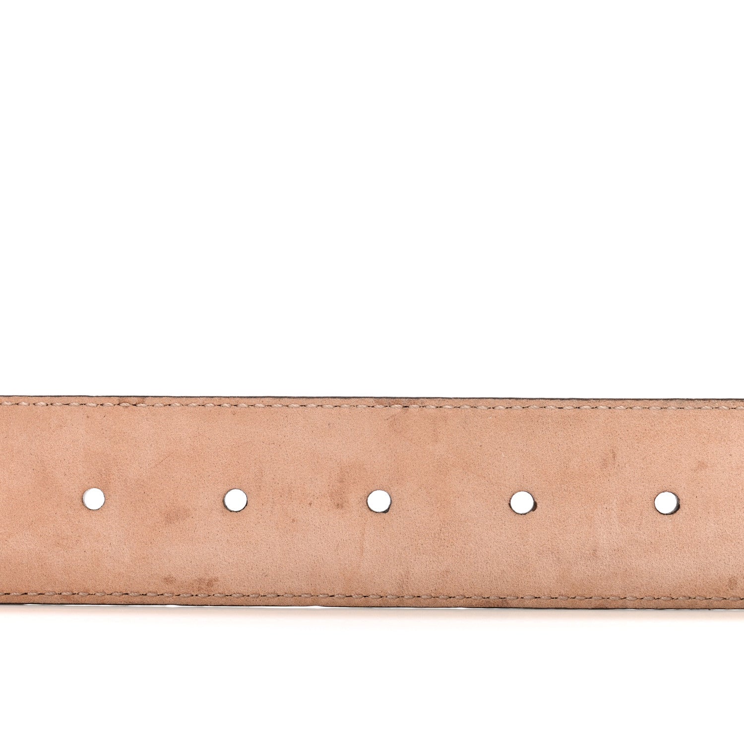 Gucci Calfskin Interlocking G 37mm Belt 80 32 Camelia 4 of 8