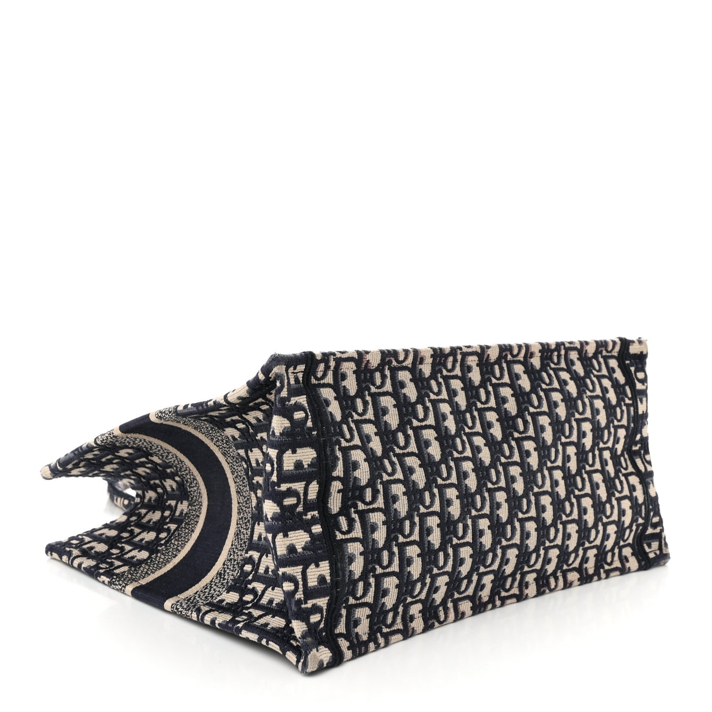 Oblique Medium Book Tote Blue Multicolor