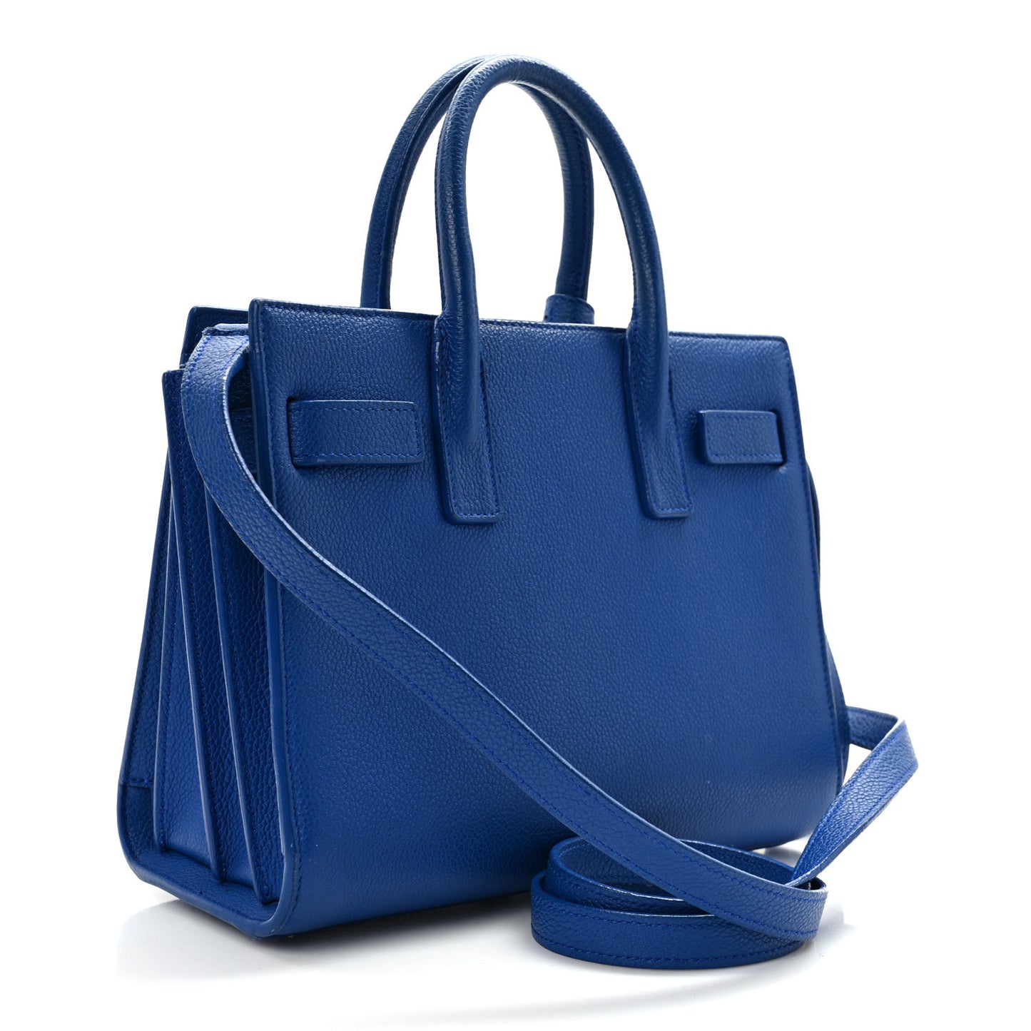Calfskin Nano Sac De Jour Royal Blue