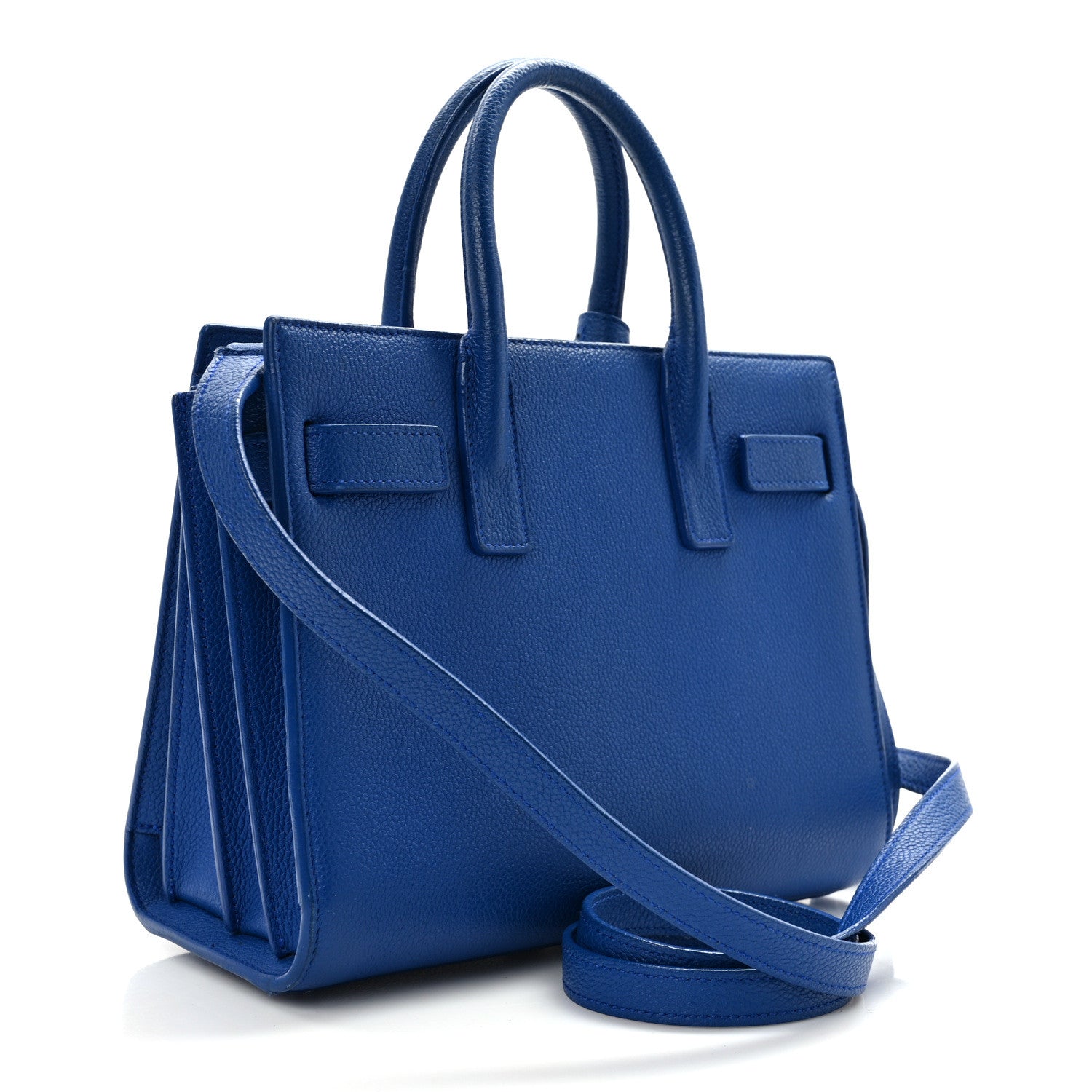 Saint Laurent Calfskin Nano Sac De Jour Royal Blue 3 of 14