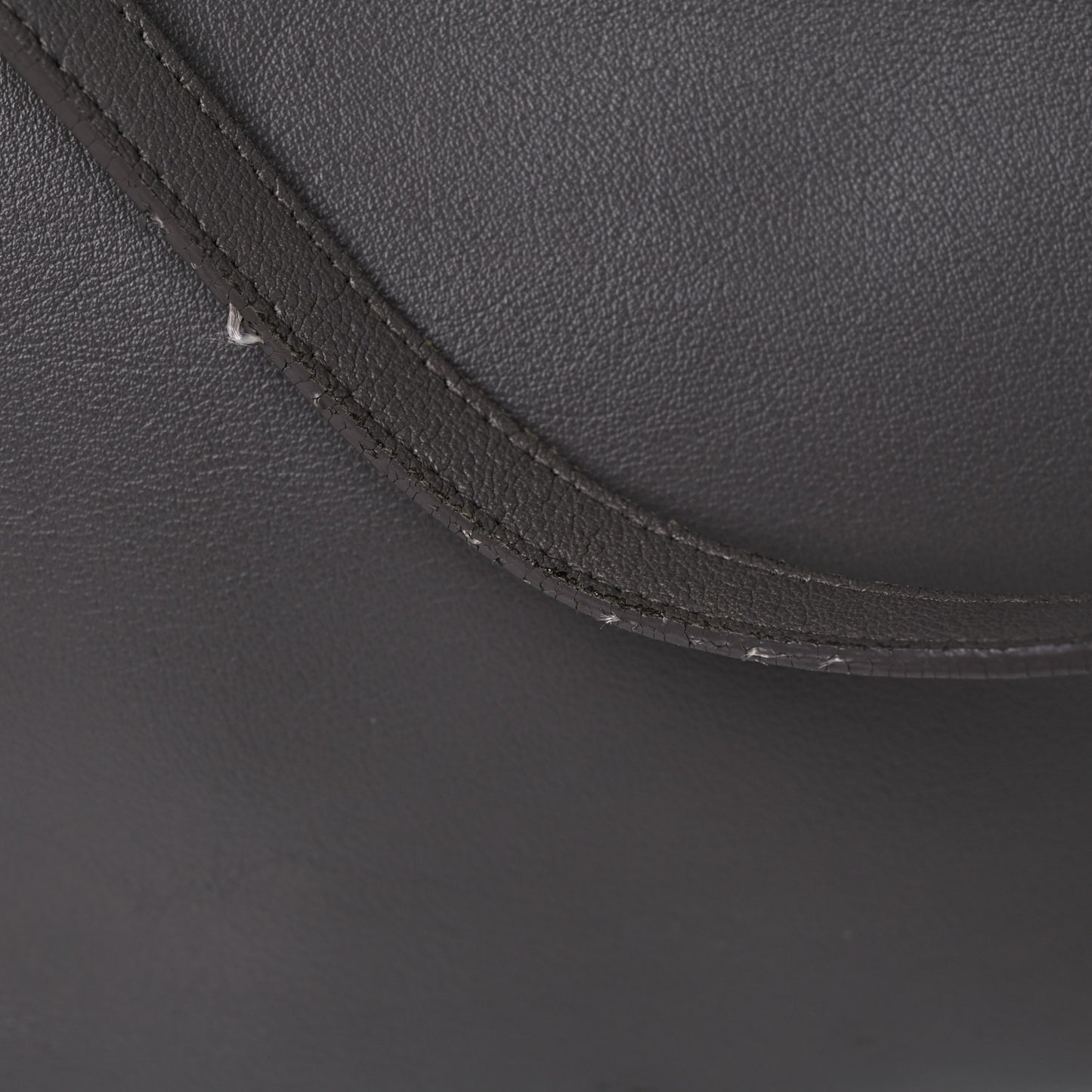 Calfskin Large Shopping Tote Dark Grey