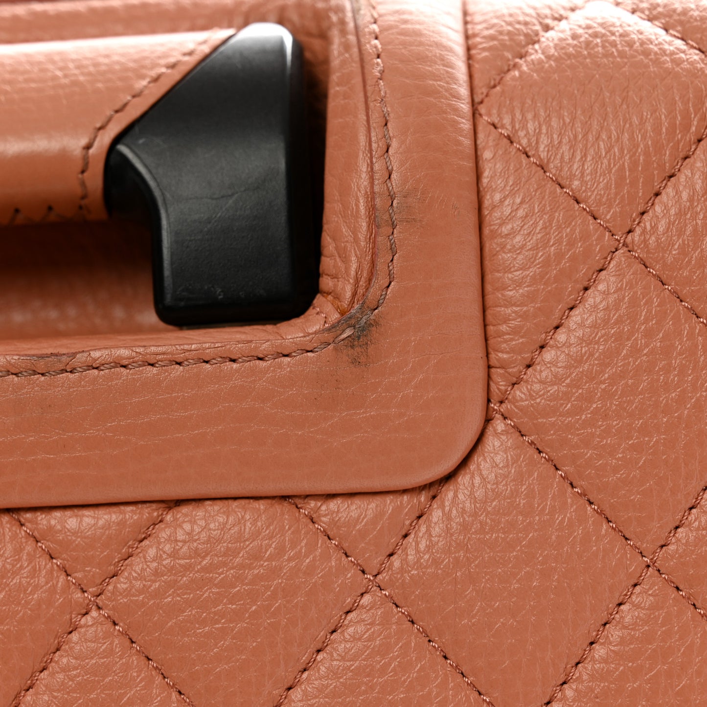Calfskin Quilted Coco Case Trolley Pink