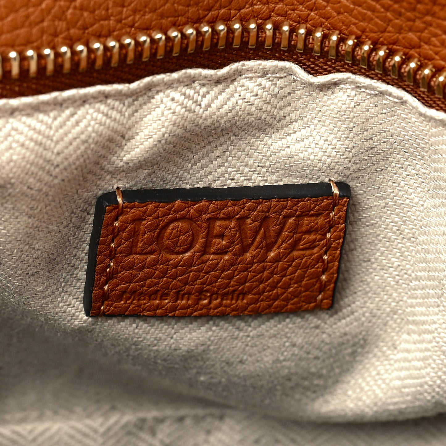 Calfskin Medium Puzzle Bag Tan