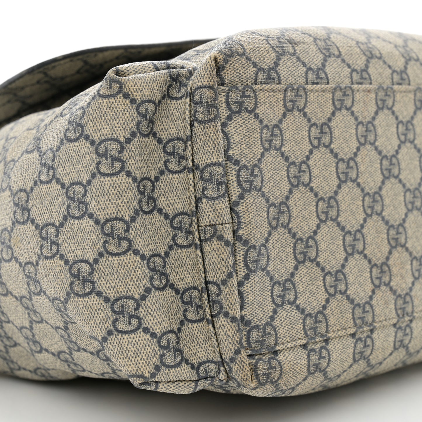 GG Plus Monogram Messenger Diaper Bag Navy