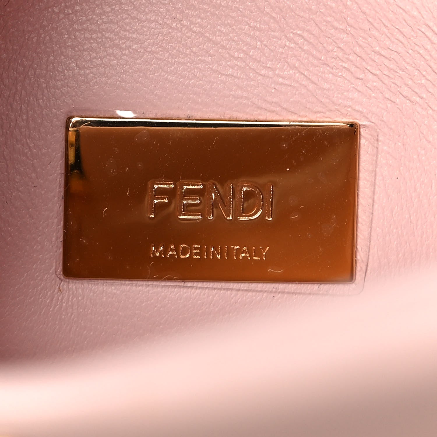 Fendi Glass Bead Embroidered XS Peekaboo Iconic Satchel Rosa Multicolor 6 of 14