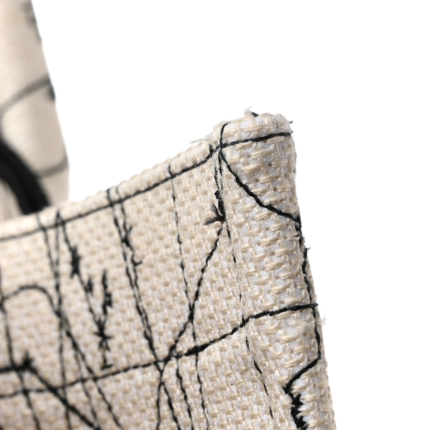 Christian Dior Canvas Embroidered Large Zodiac Book Tote Latte Multicolor 15 of 17