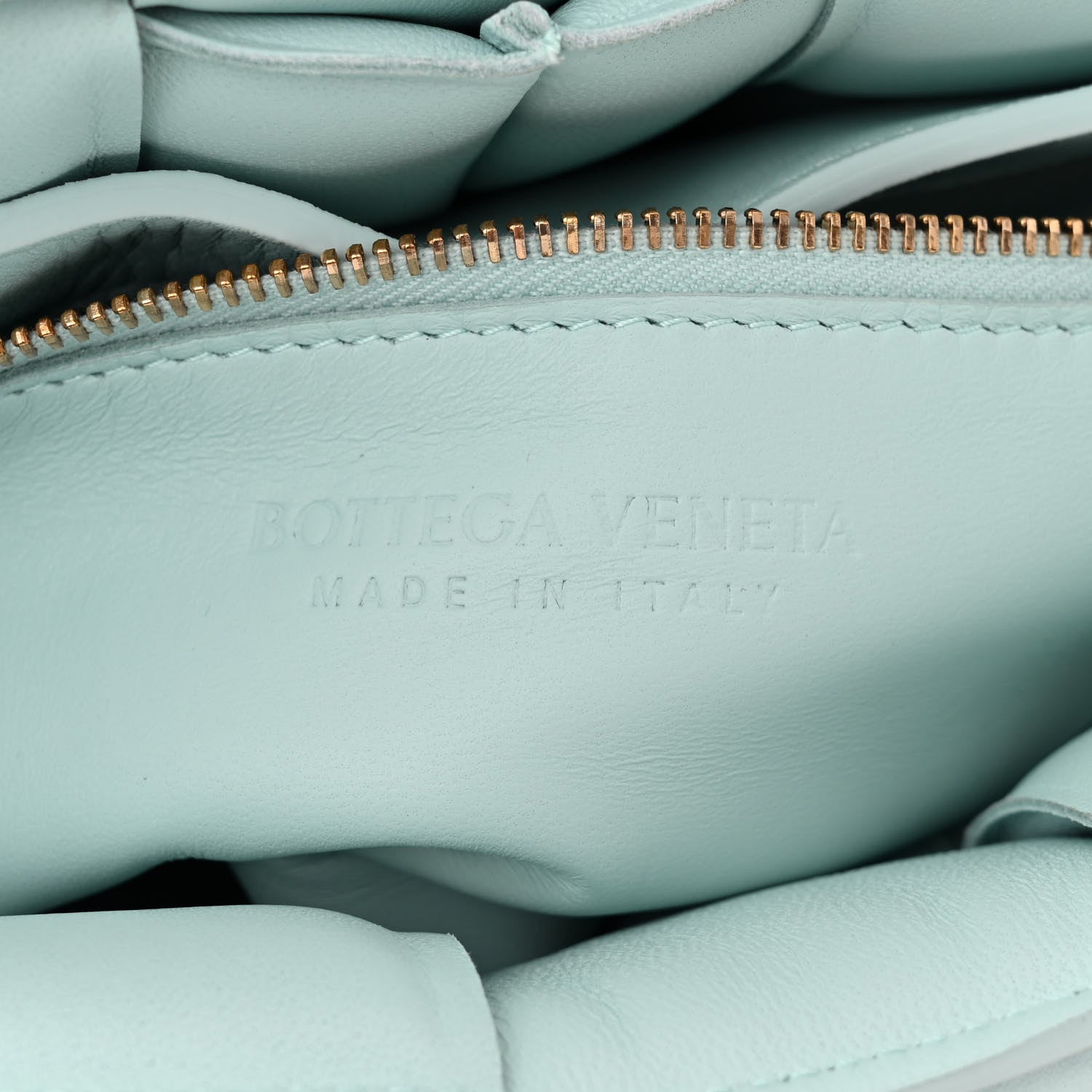 Bottega Veneta Lambskin Maxi Intreccio Padded Chain Cassette Crossbody Bag Spearmint 6 of 10