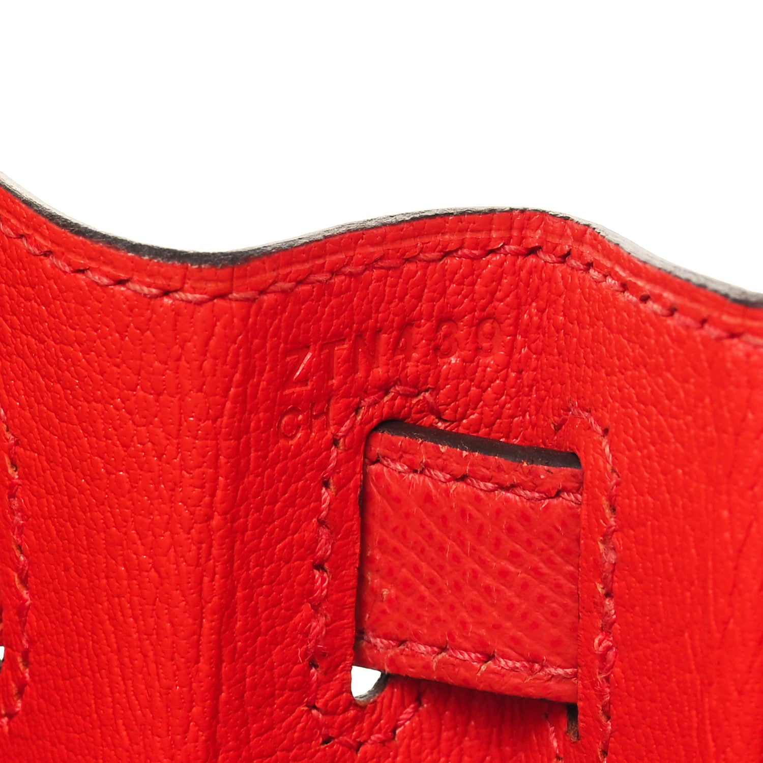 Hermes Epsom Kelly Sellier 28 Rouge Tomate 7 of 10