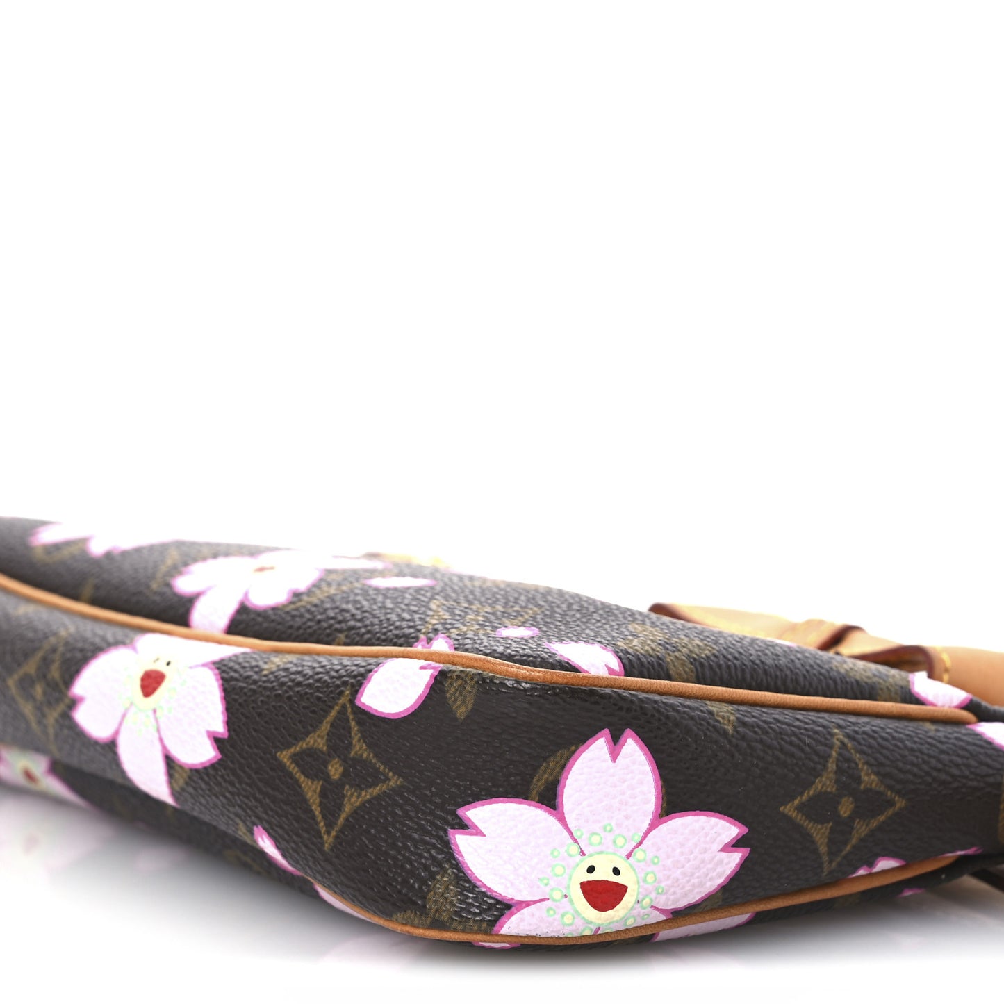 Monogram Cherry Blossom Pochette Accessories Brown