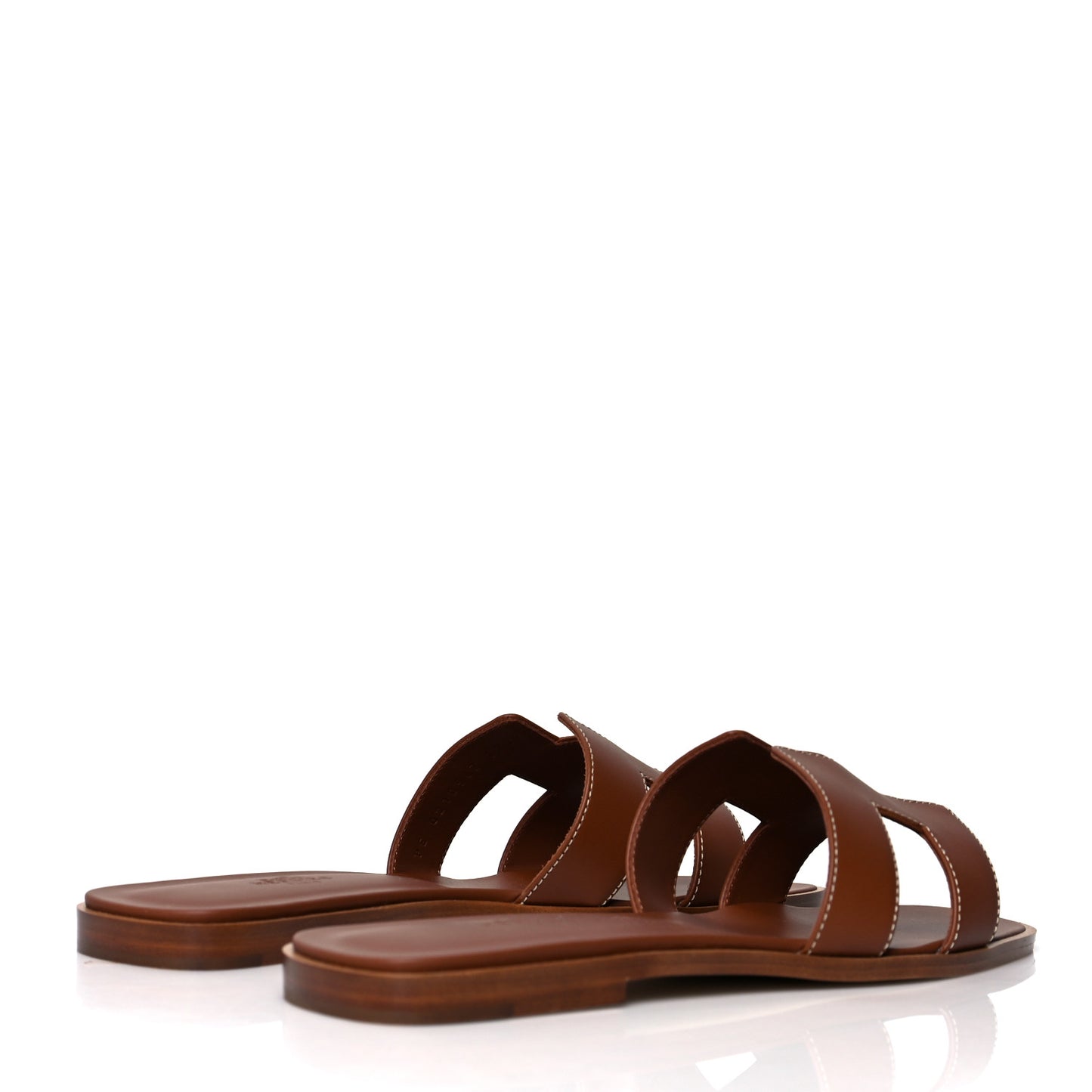 Box Calfskin Oran Sandals 40 Gold