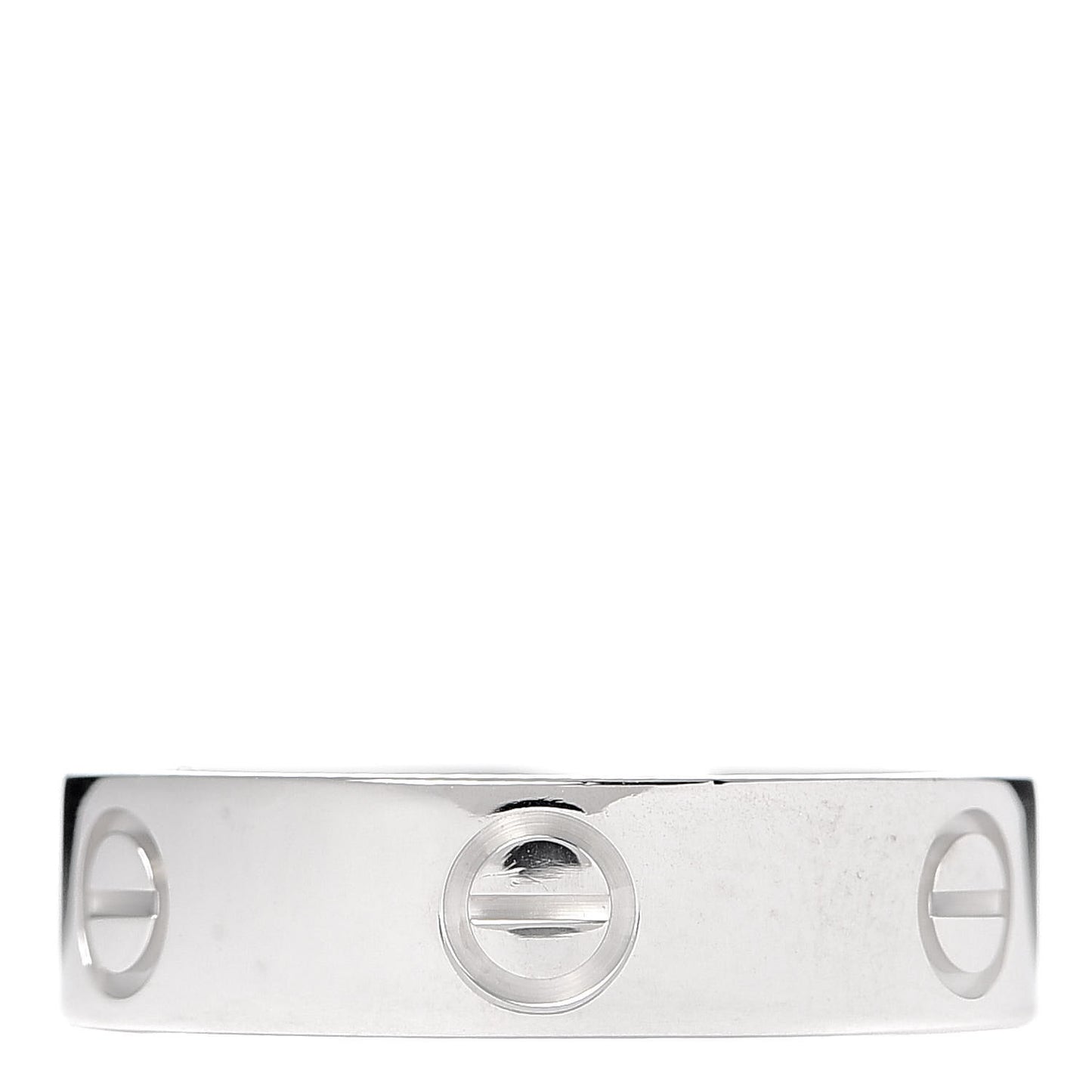 18K White Gold 5.5mm LOVE Ring 57 8