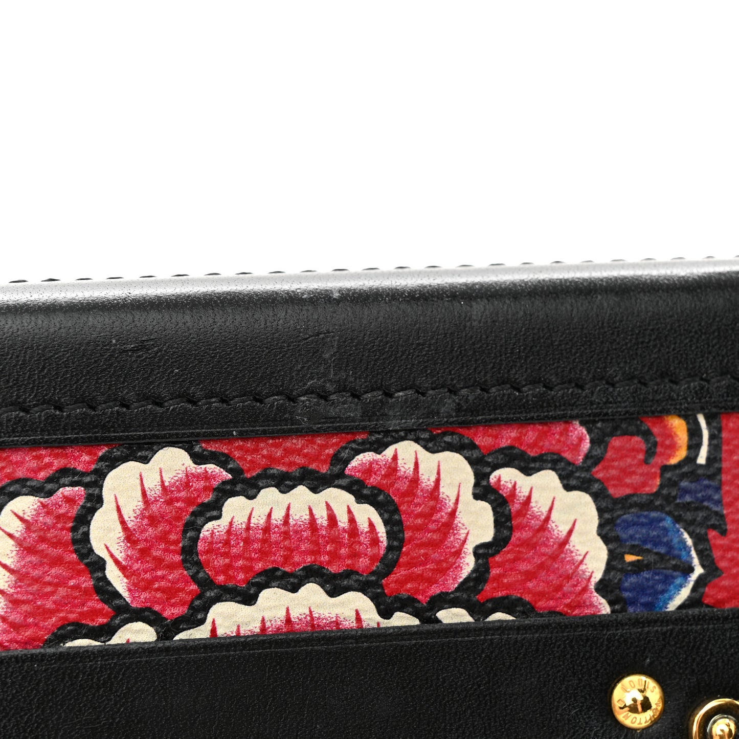 Reverse Monogram Kabuki Petite Malle Black