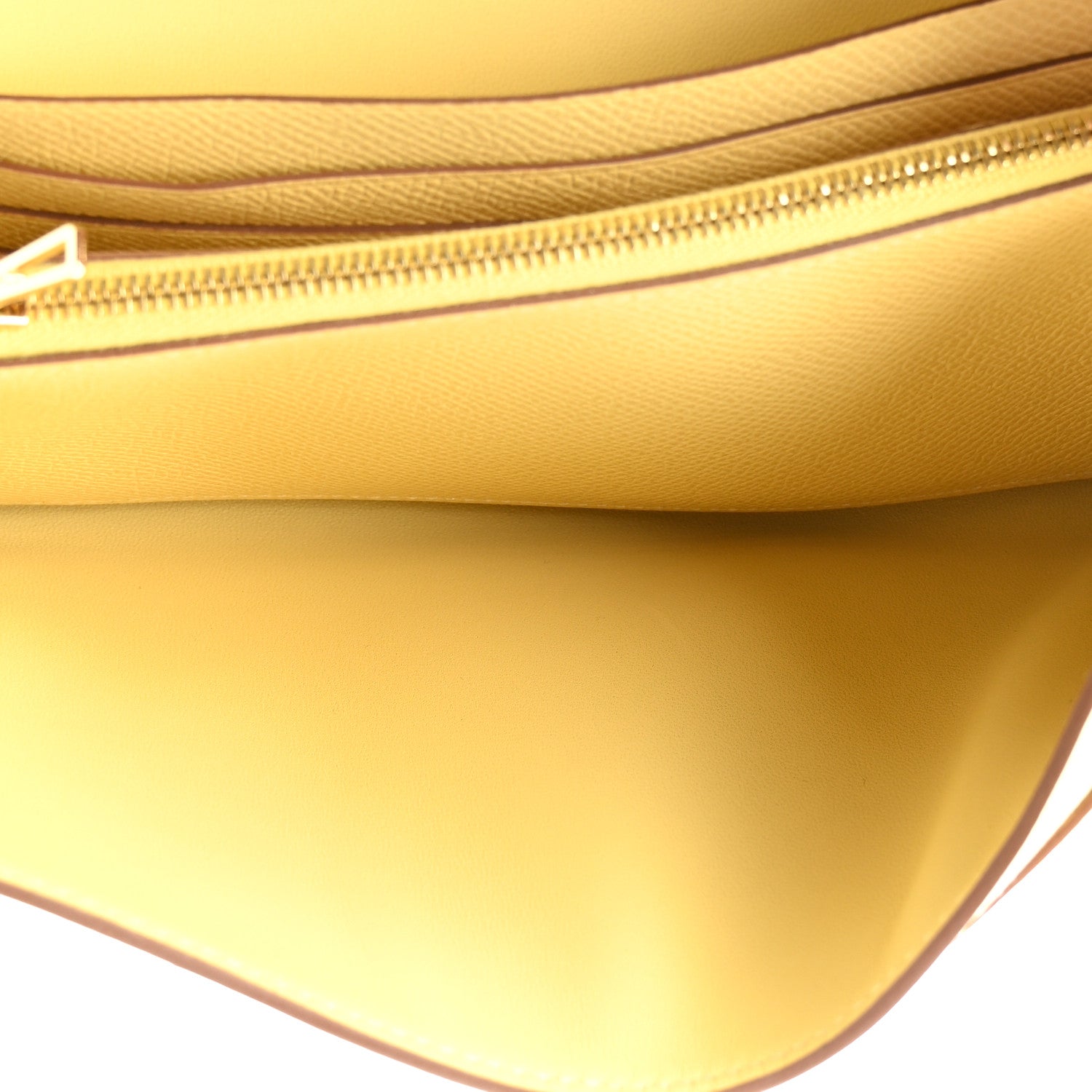 Hermes Epsom Constance Long Wallet To Go Wallet Jaune Poussin 8 of 11