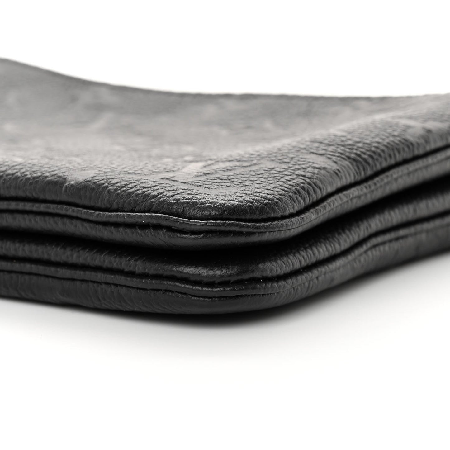 Empreinte Double Zip Pochette Black