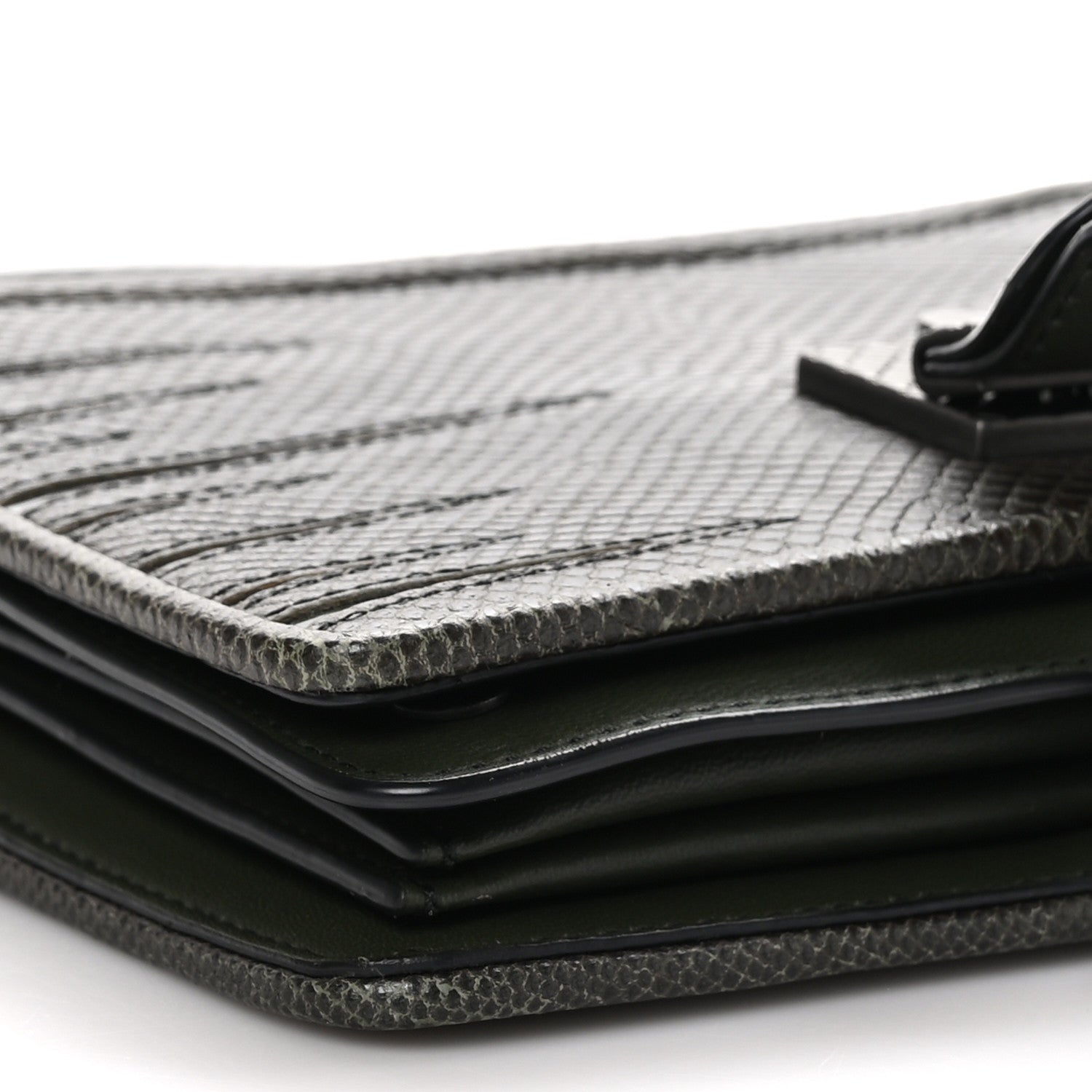 Bottega Veneta Karung Ayers Small Runway Shoulder Bag Dark Green 9 of 10