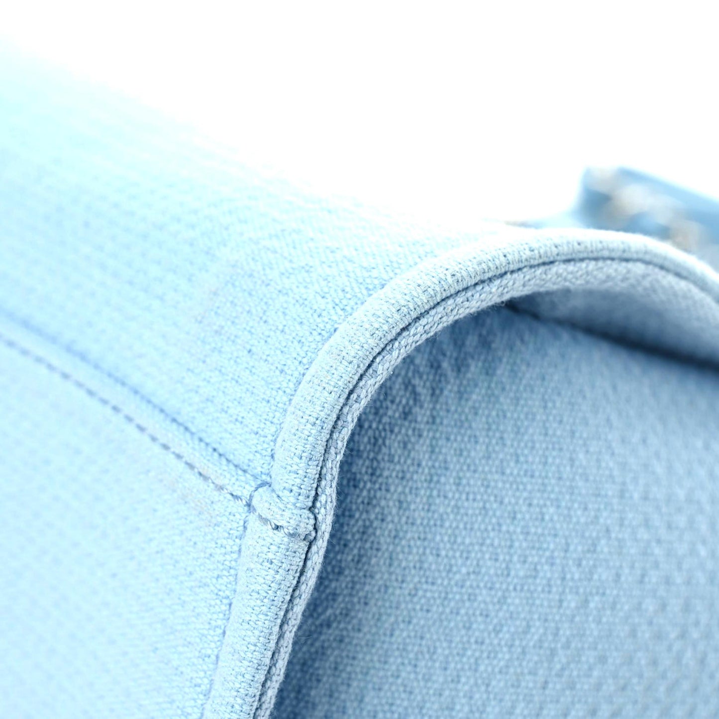 Mixed Fibers Medium Deauville Tote Light Blue