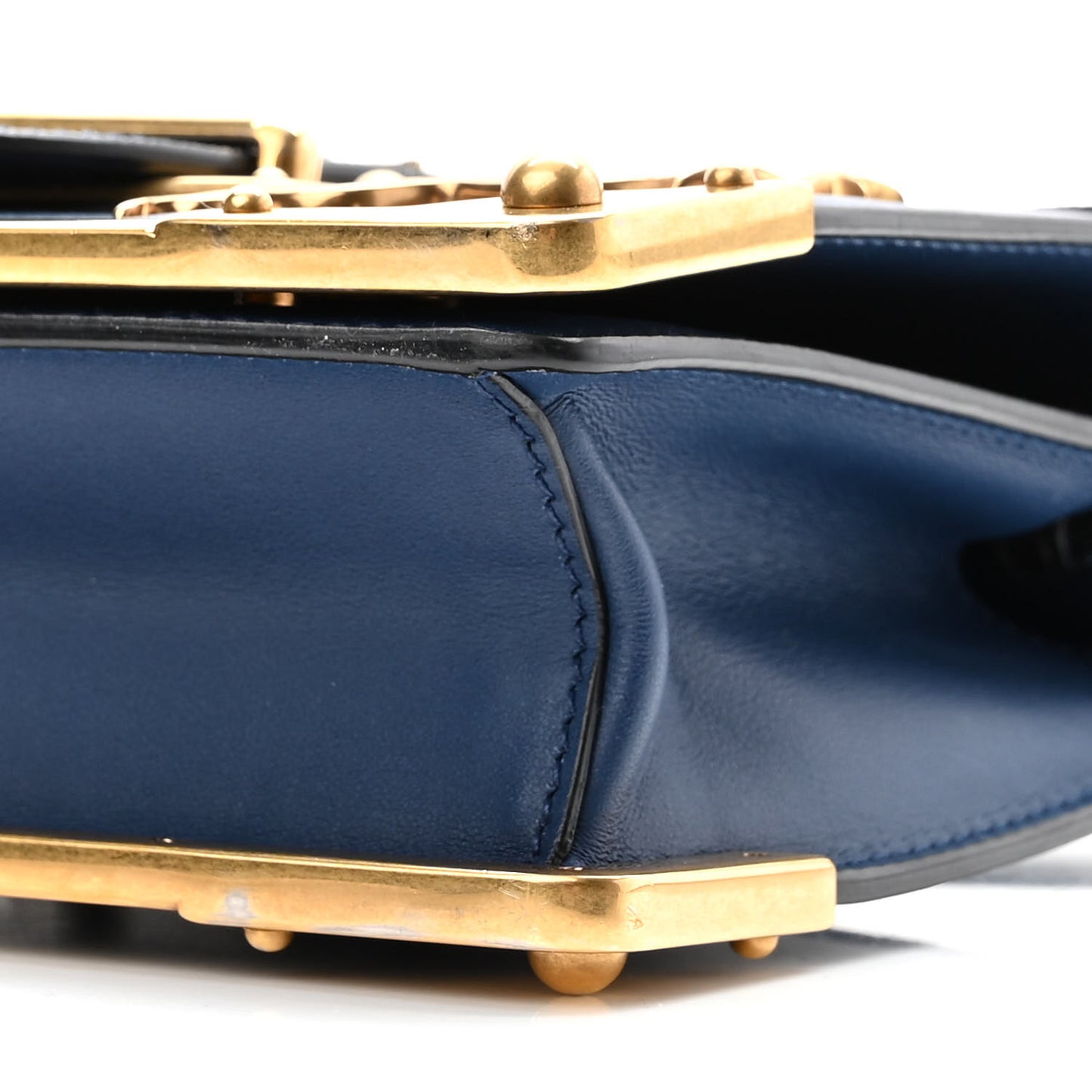City Calf Saffiano Astrology Cahier Bag Bluette Black