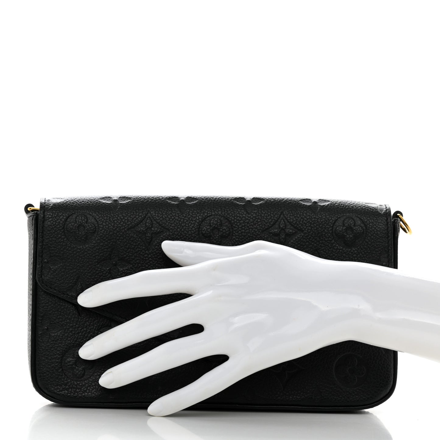 Empreinte Pochette Felicie Chain Wallet Black