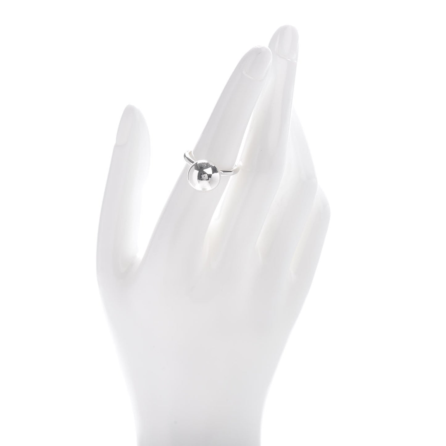 Sterling Silver 12mm HardWear Ball Ring 53 6.5