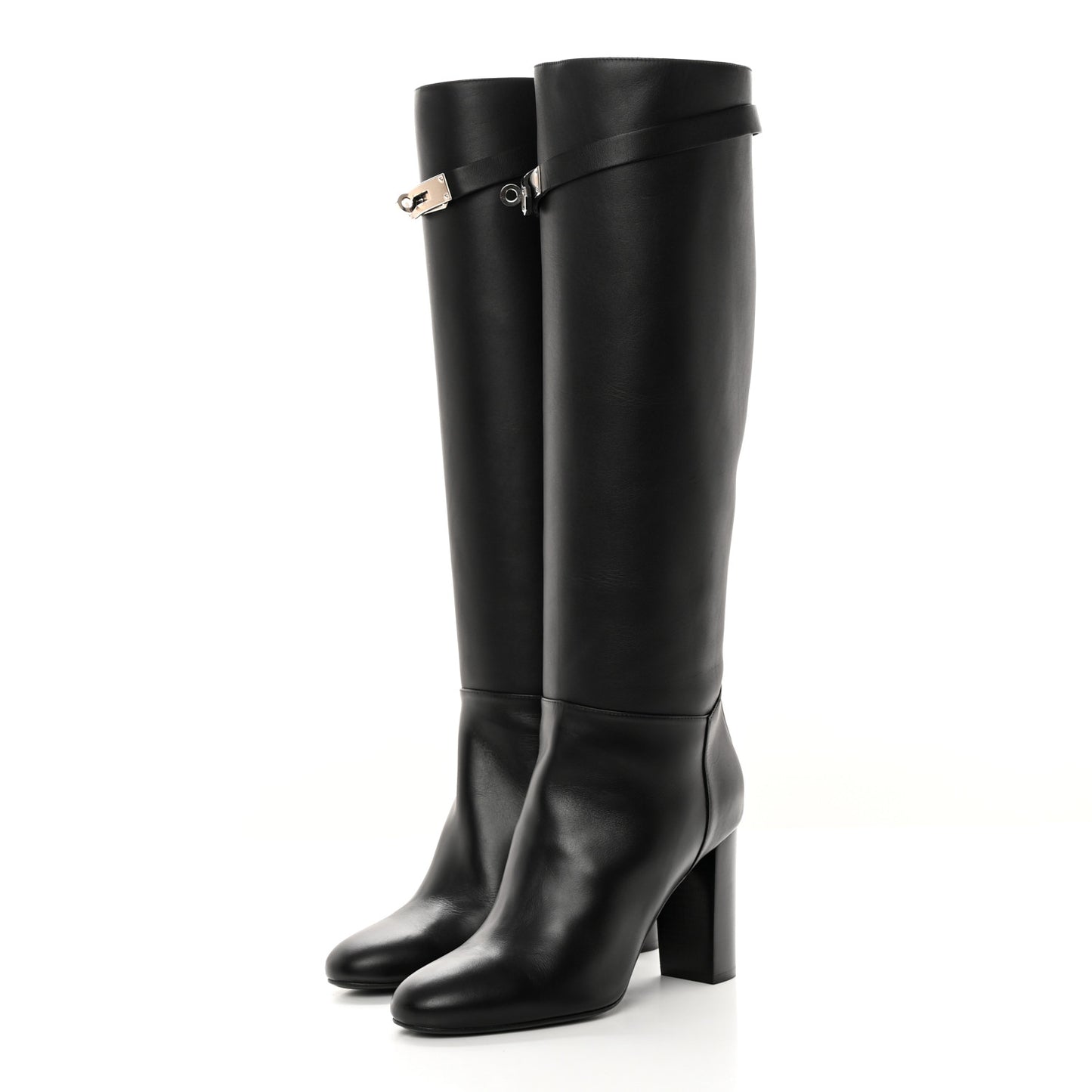 Heritage Calfskin Story Boots 38.5 Black