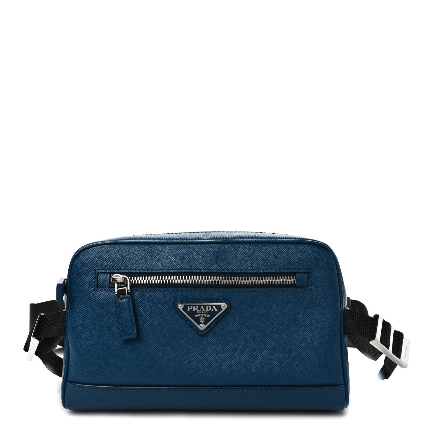 Prada Saffiano Travel Belt Bag Oceano 1 of 11