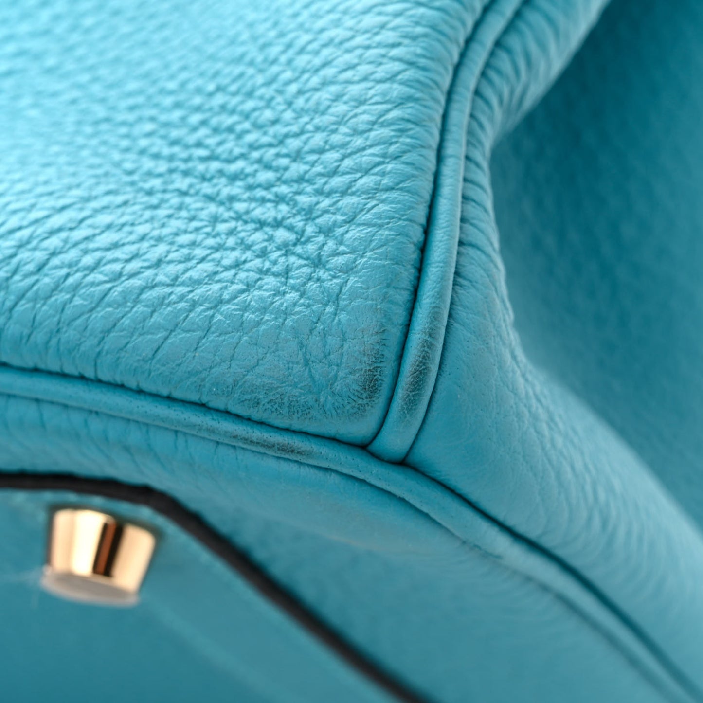 Togo Birkin 35 Turquoise