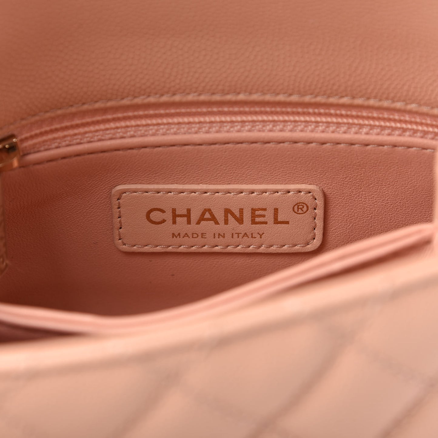 Caviar Quilted Extra Mini Coco Handle Flap Light Pink