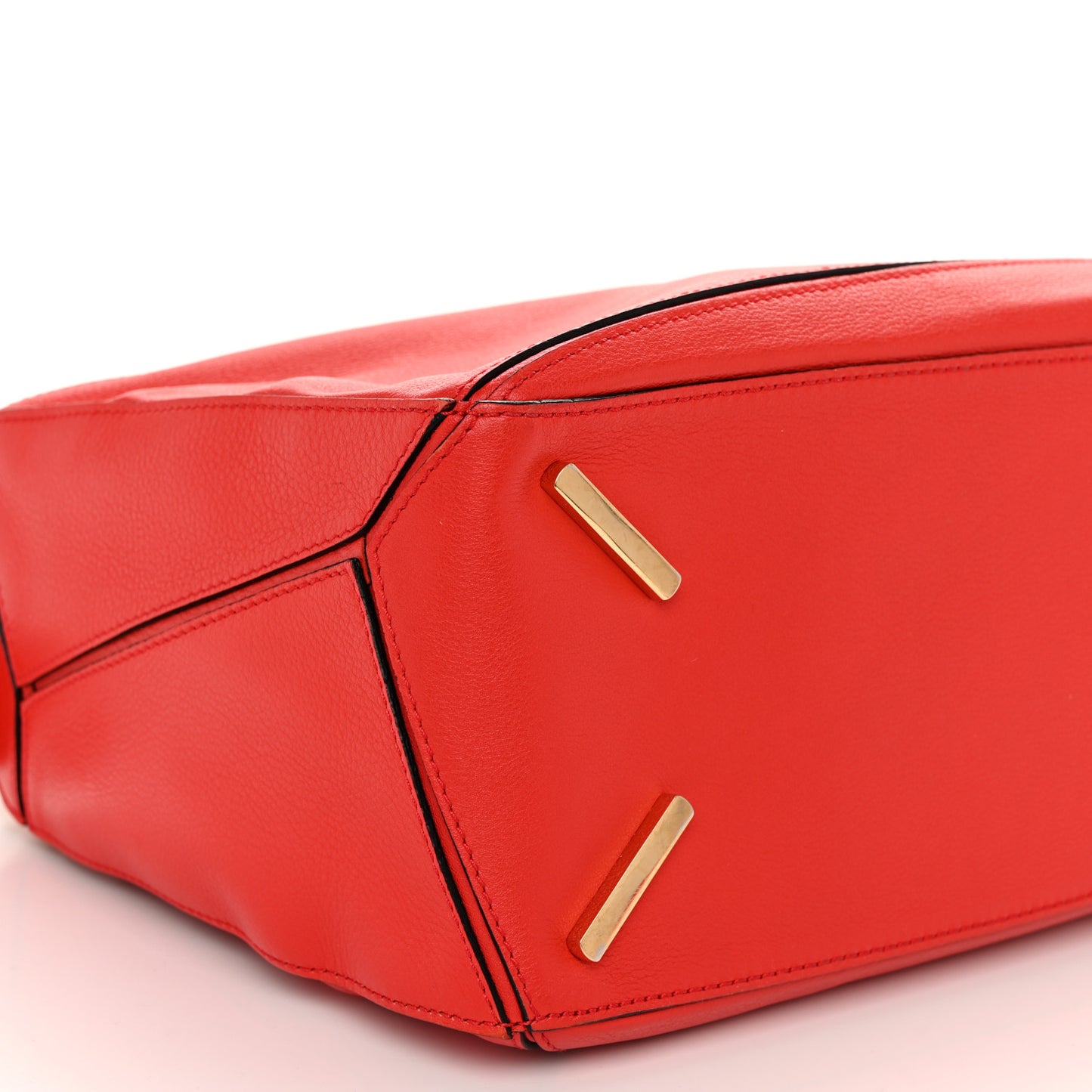 Calfskin Medium Puzzle Bag Scarlet