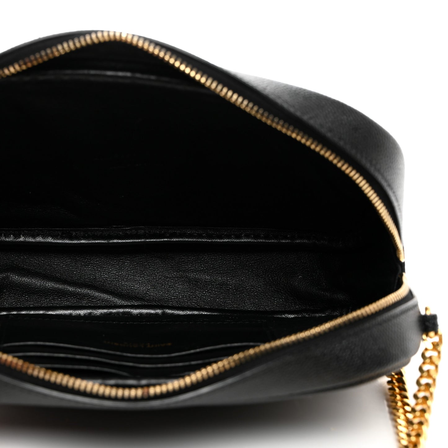 Grain De Poudre Matelasse Monogram Mini Lou Camera Bag Black