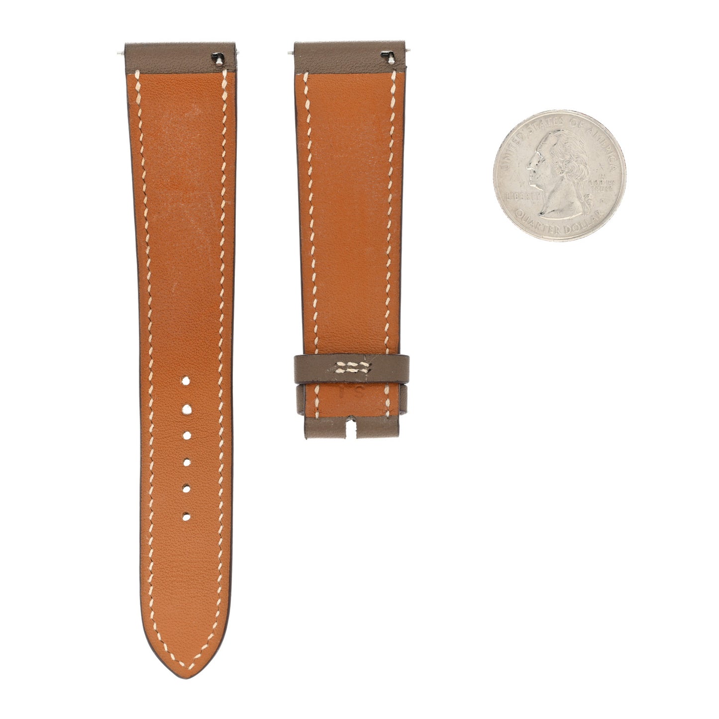 Swift Heure H Hour Watch Strap Etoupe