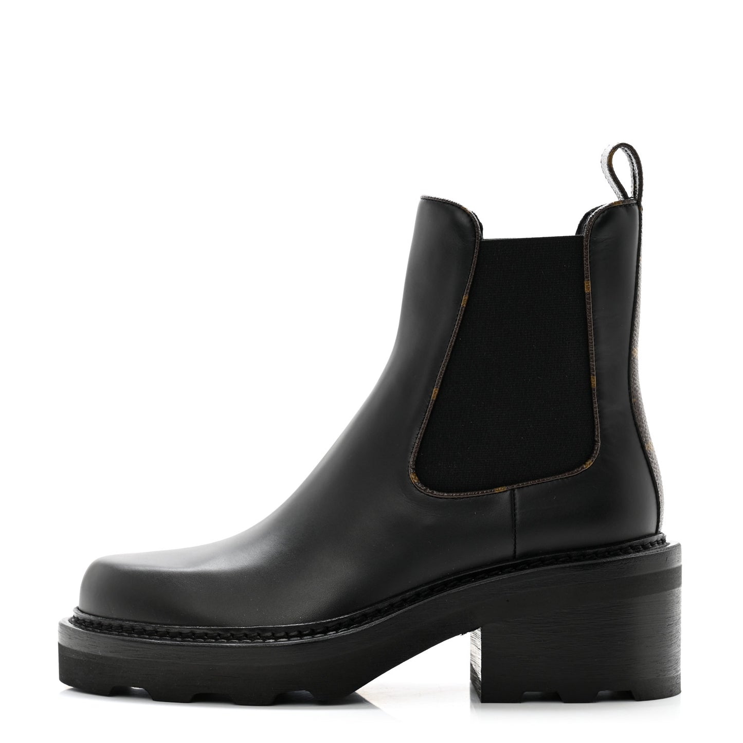 Calfskin Monogram Beaubourg Ankle Boots 37 Black