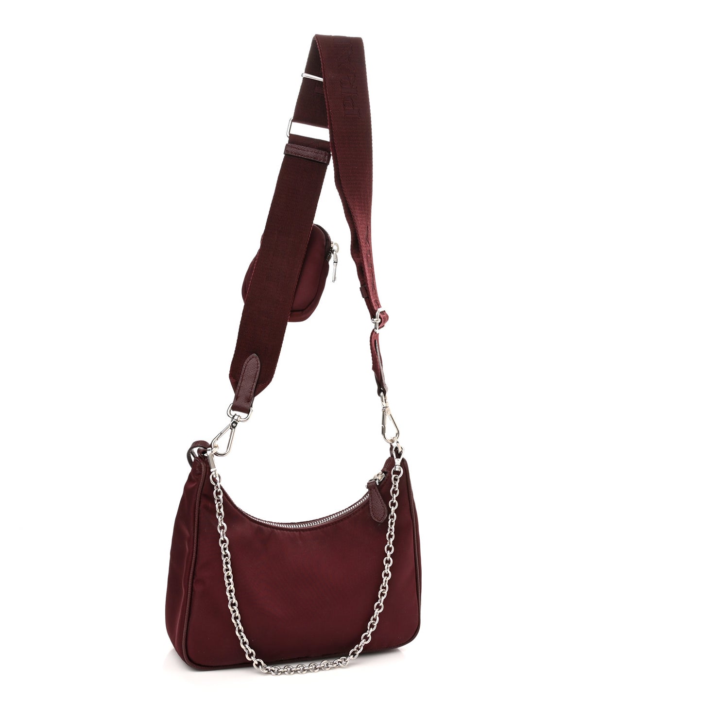 Tessuto Nylon Re-Edition 2005 Shoulder Bag Granato