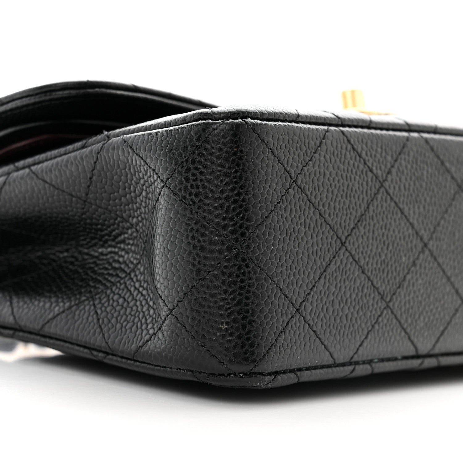 Chanel Caviar Quilted Small Double Flap Black 9 of 10