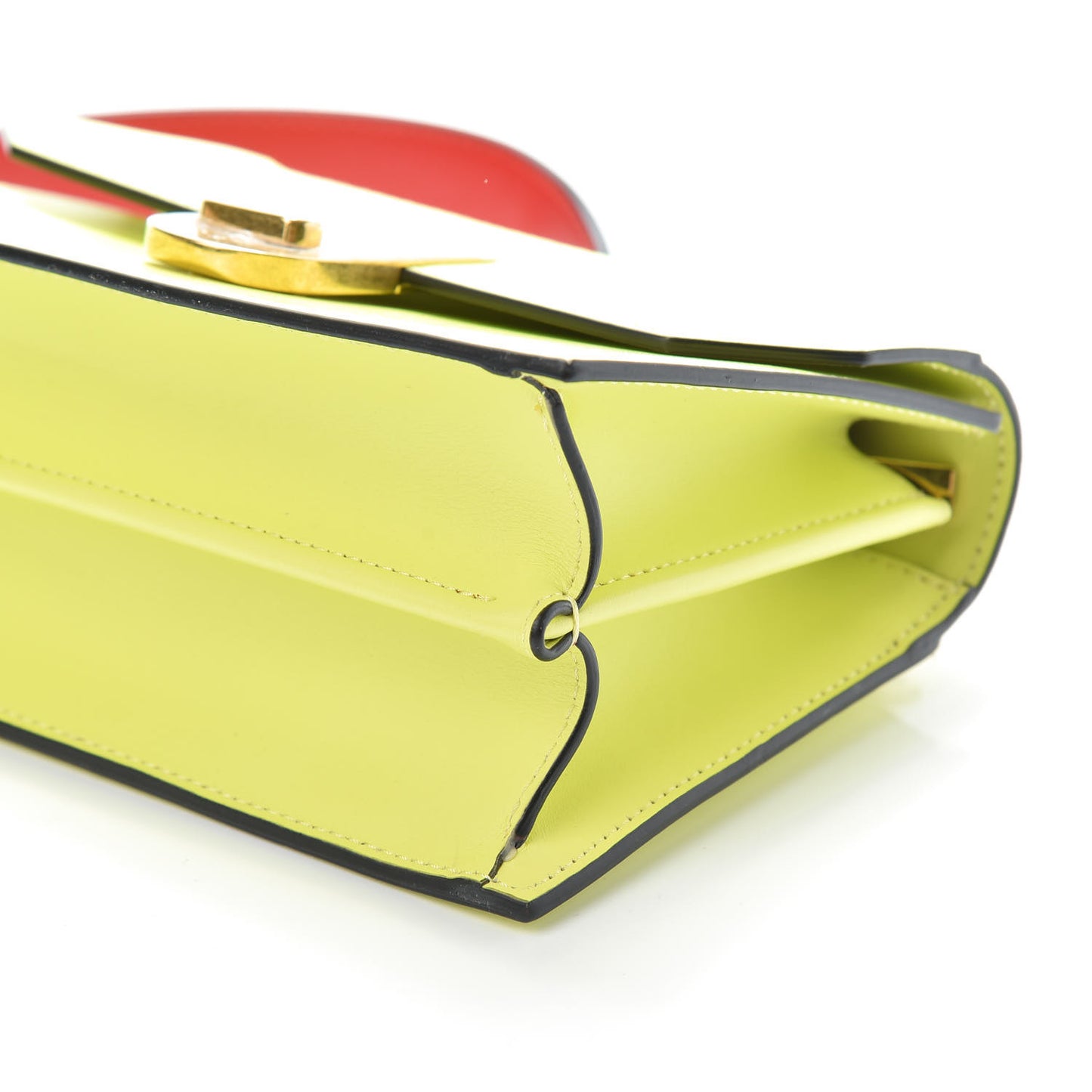 Calfskin Mini Elisa Shoulder Bag Yellow