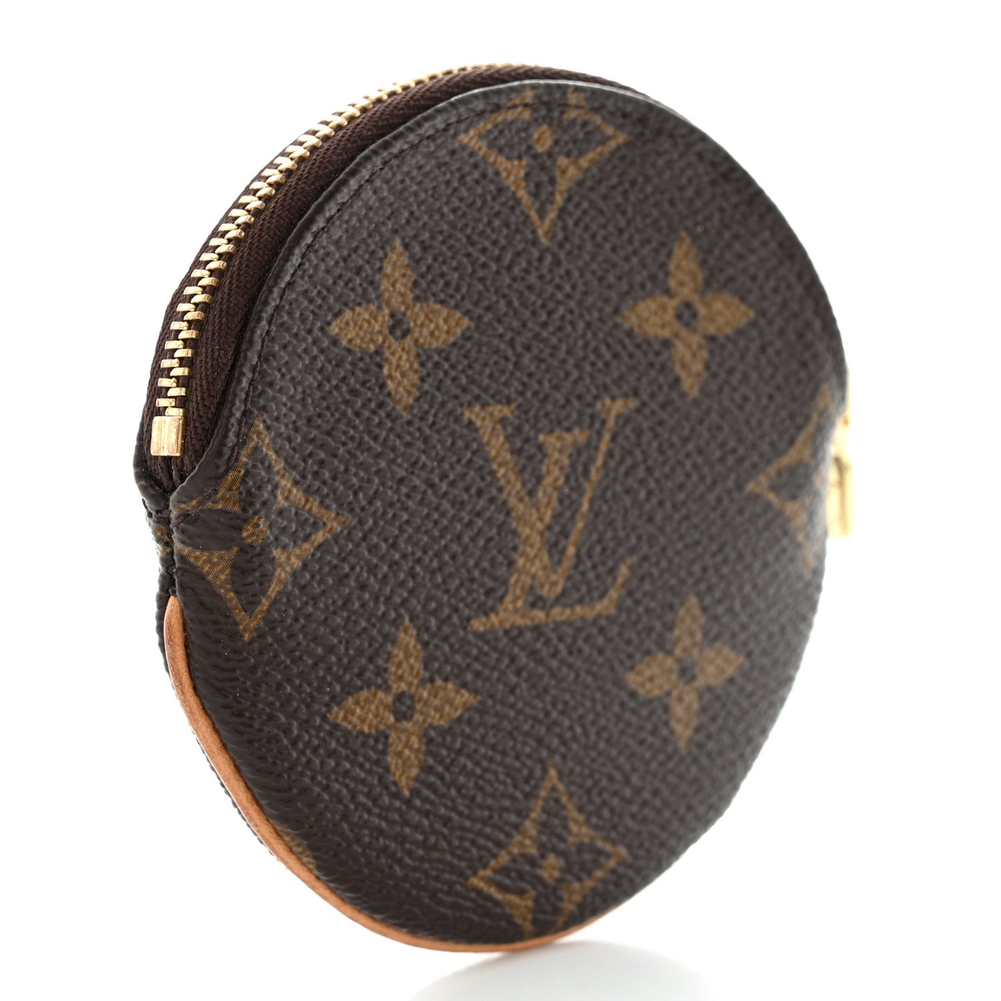 Monogram Round Coin Purse