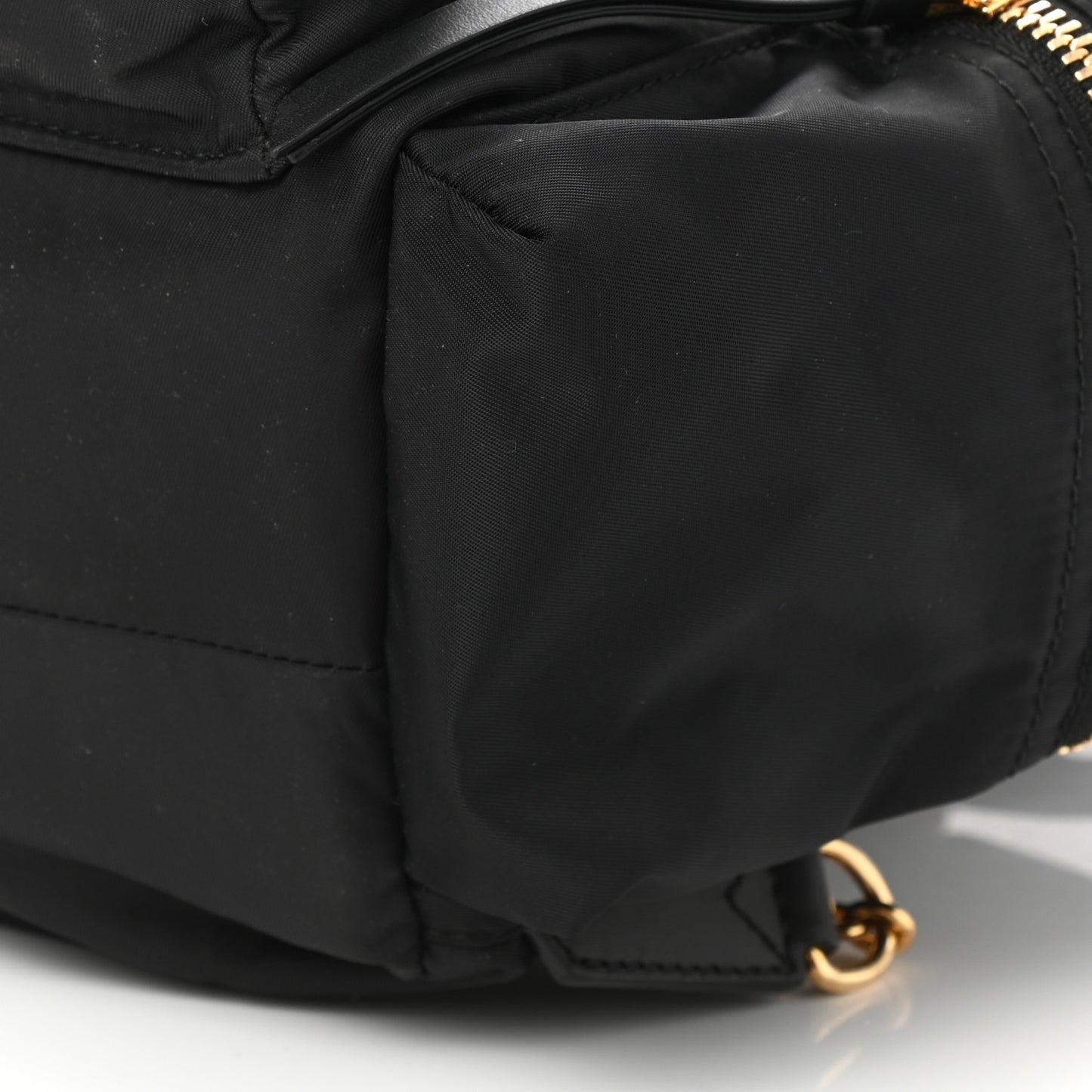 Nylon Medium Rucksack Backpack Black