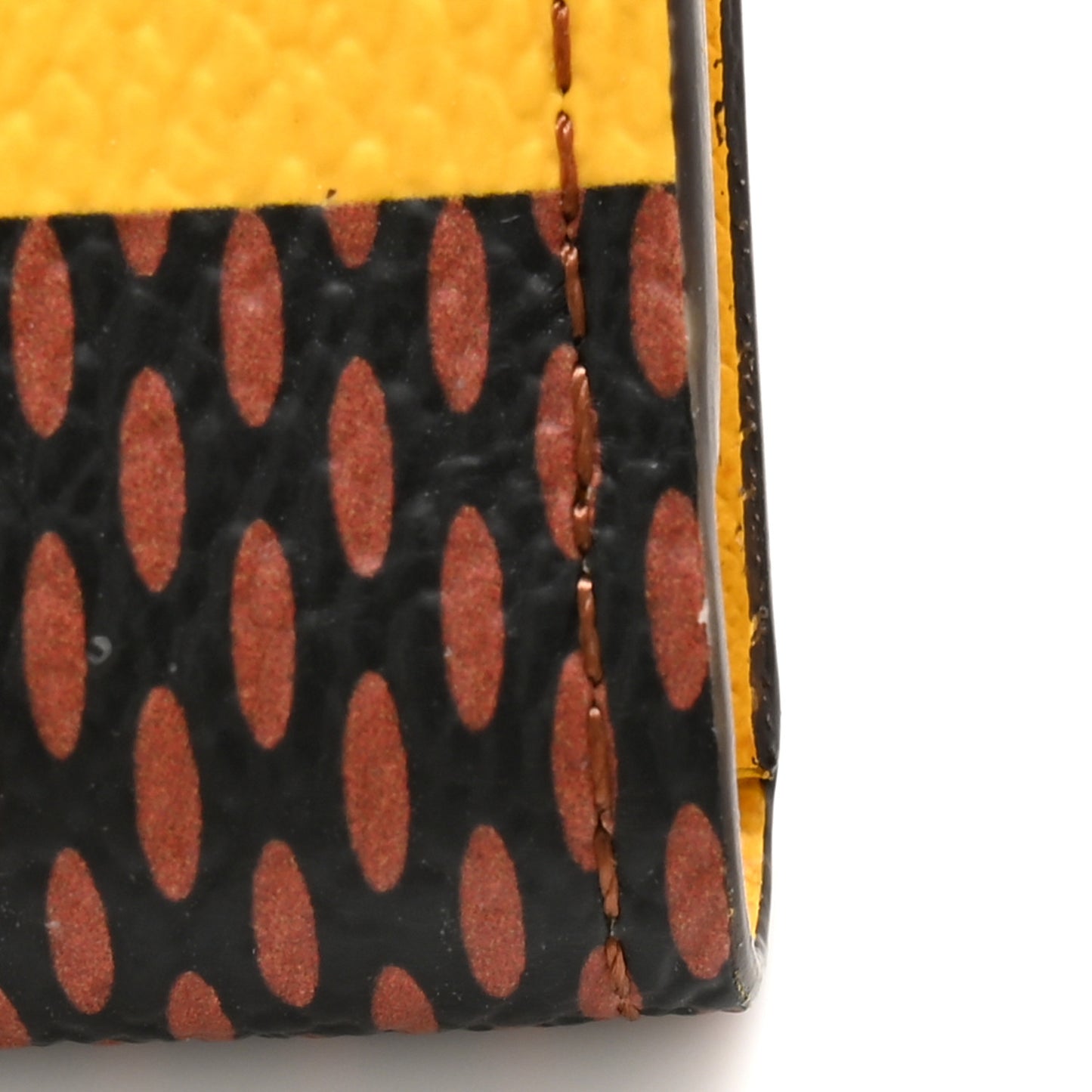 Damier Pop Pocket Organizer NM Yellow